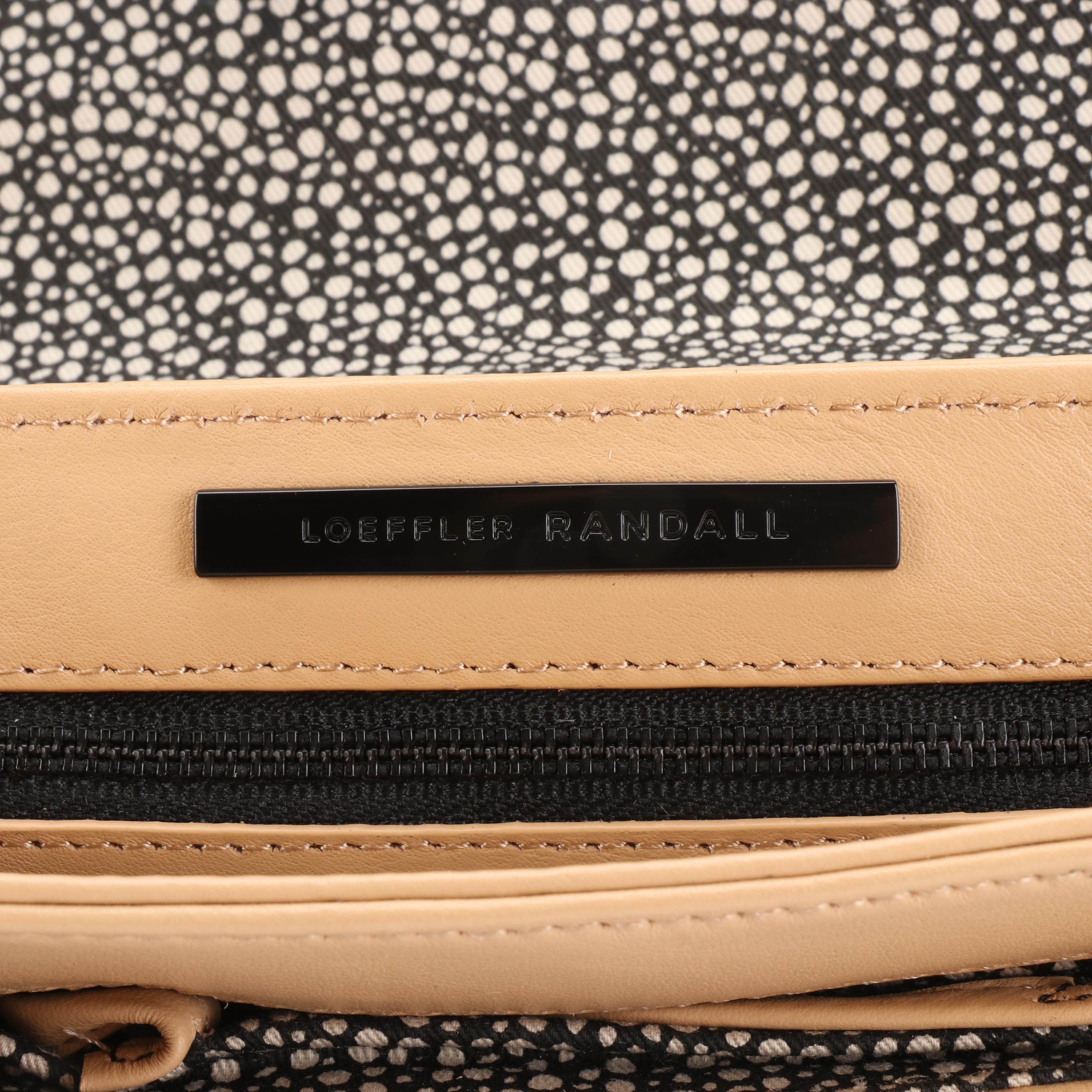 Loeffler Randall Envelope Crossbody Bag in Tan Leather