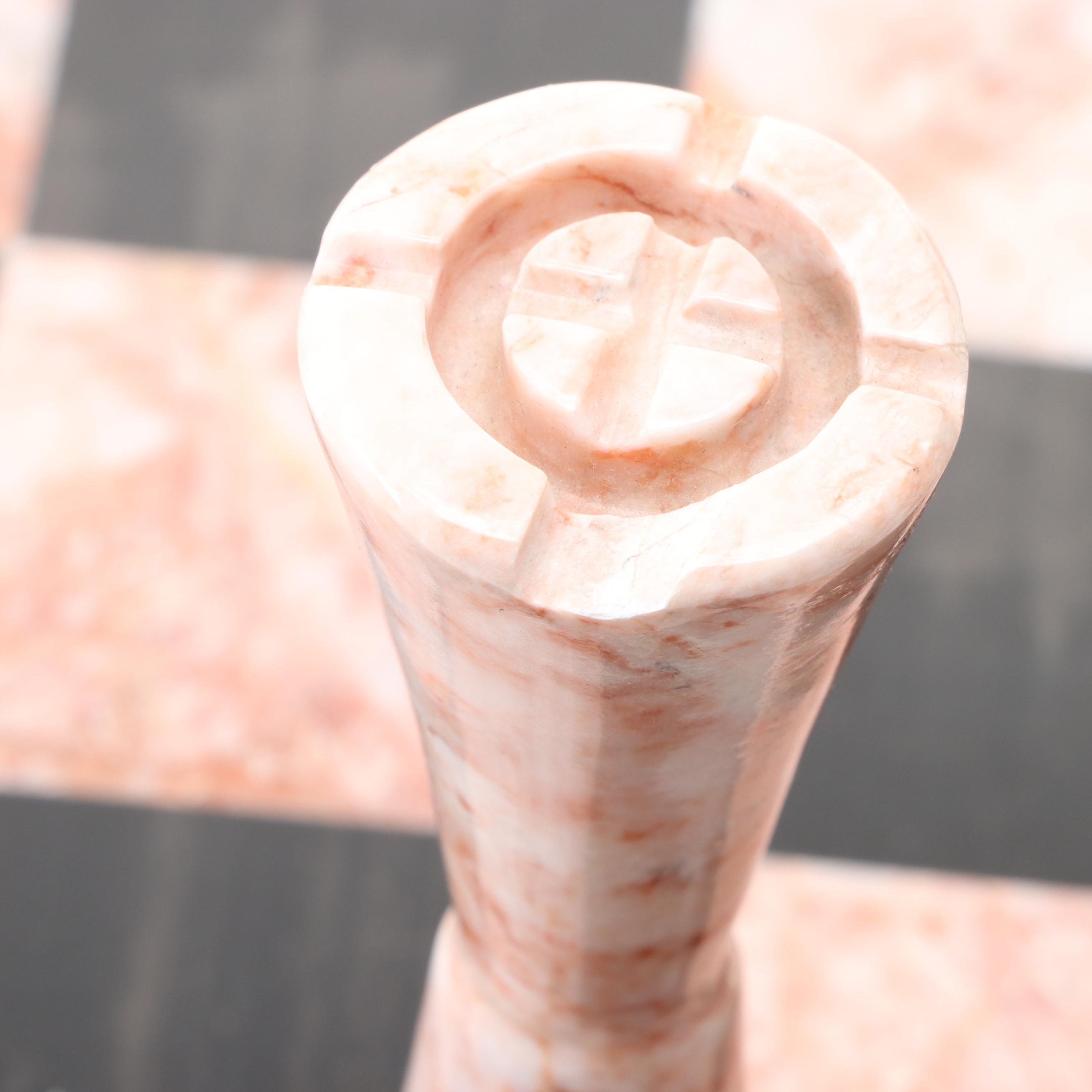 Marble Chess Set with Extra Large Handmade Chess Pieces