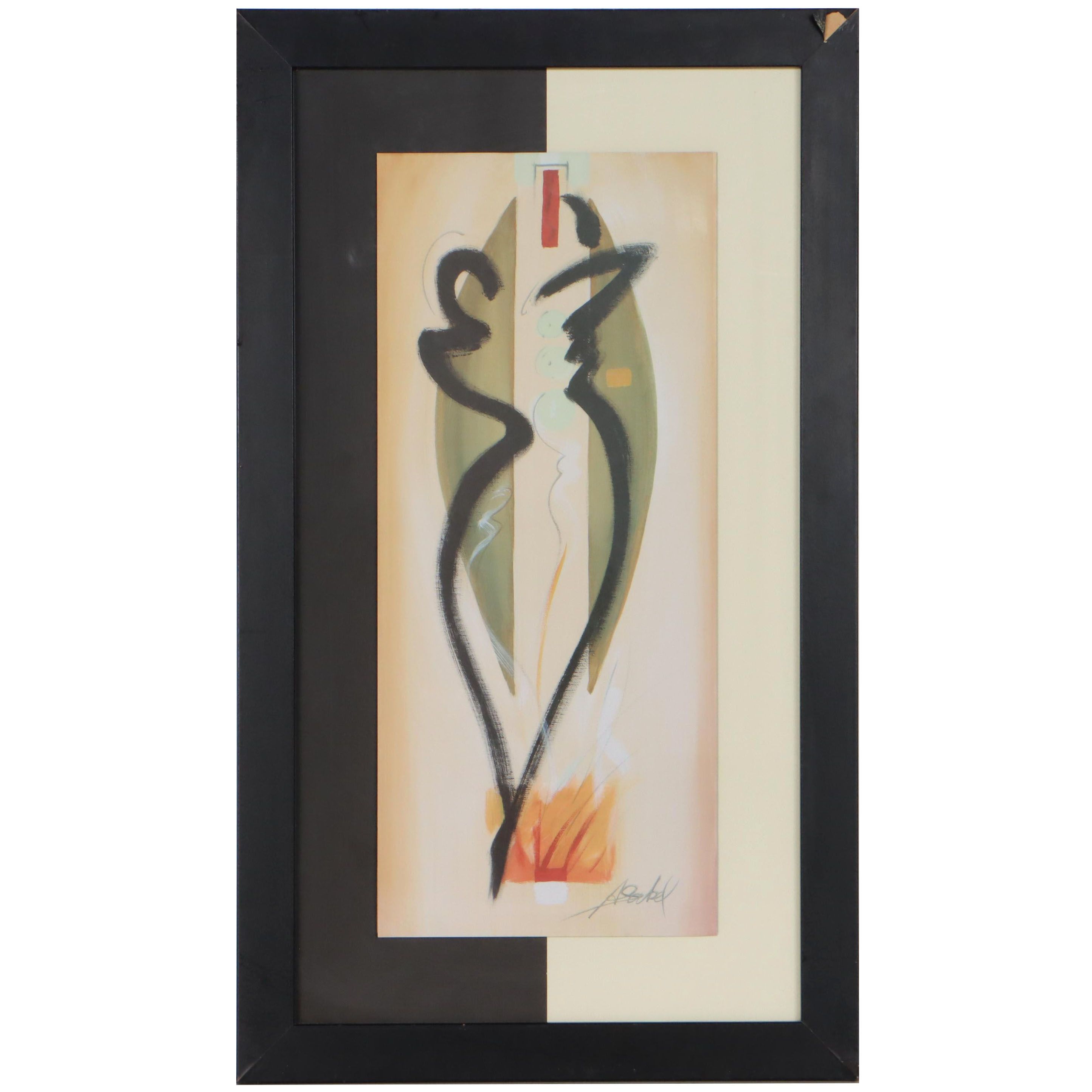 Offset Lithograph After Alfred Alexander Gockel "Force of Nature II"