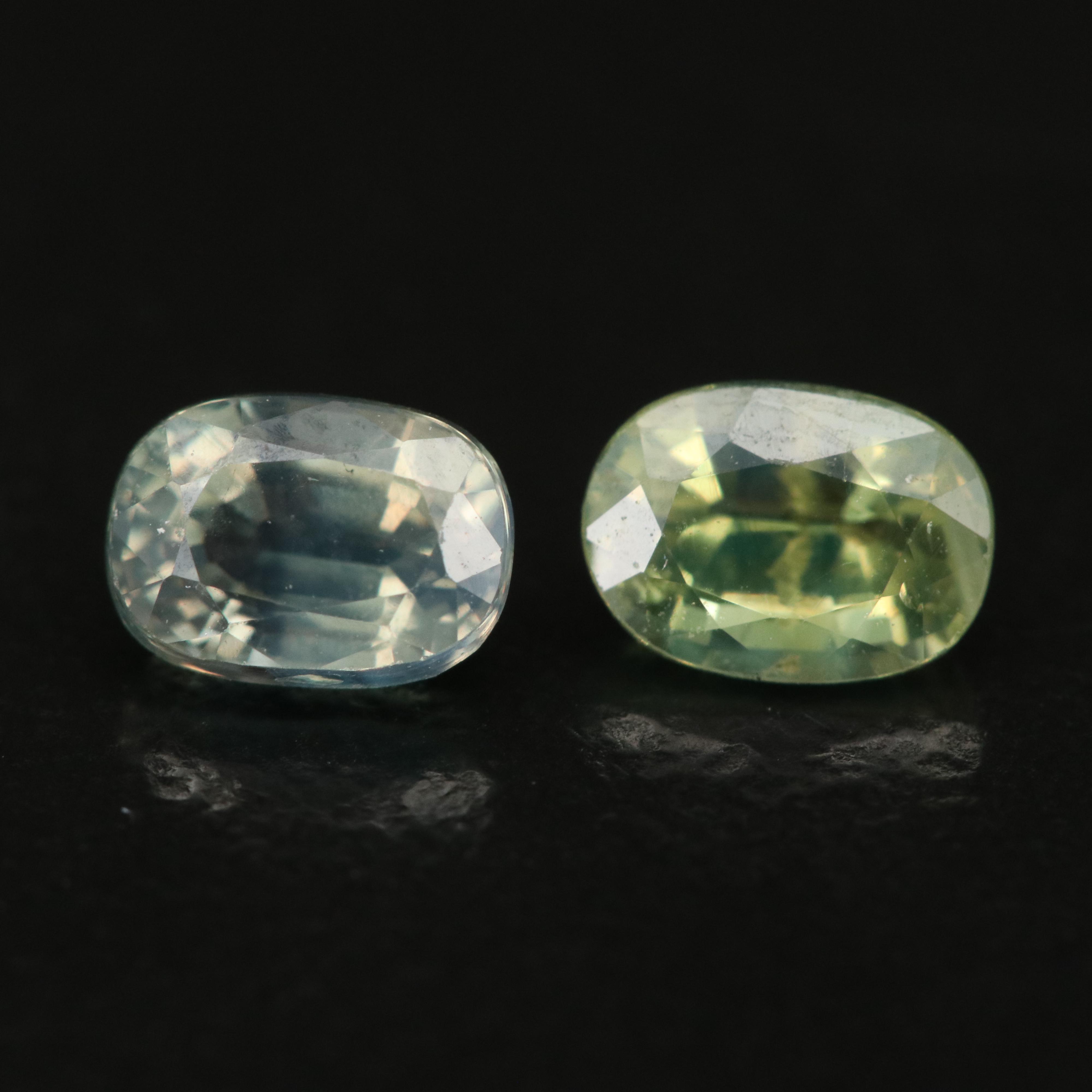 Loose 1.14 CTW Matched Pair of Alexandrite