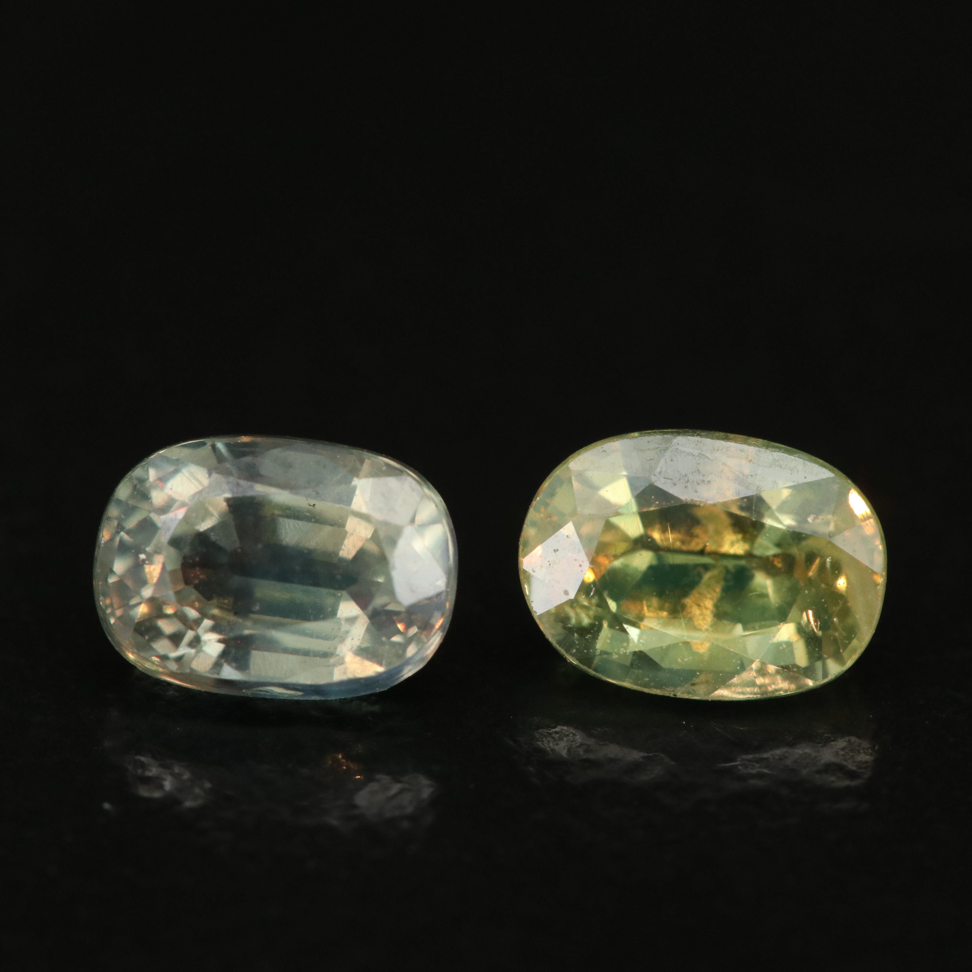 Loose 1.14 CTW Matched Pair of Alexandrite