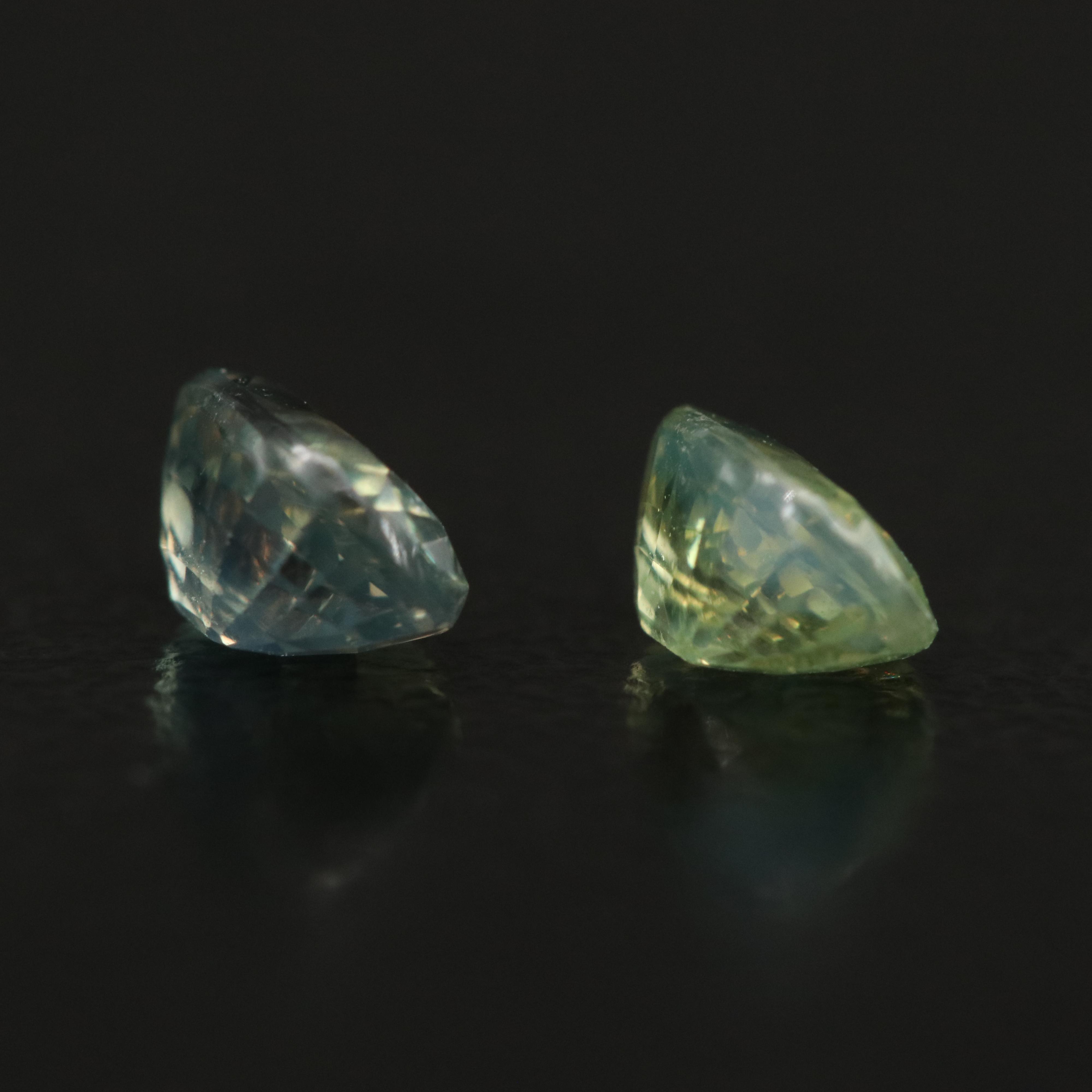 Loose 1.14 CTW Matched Pair of Alexandrite
