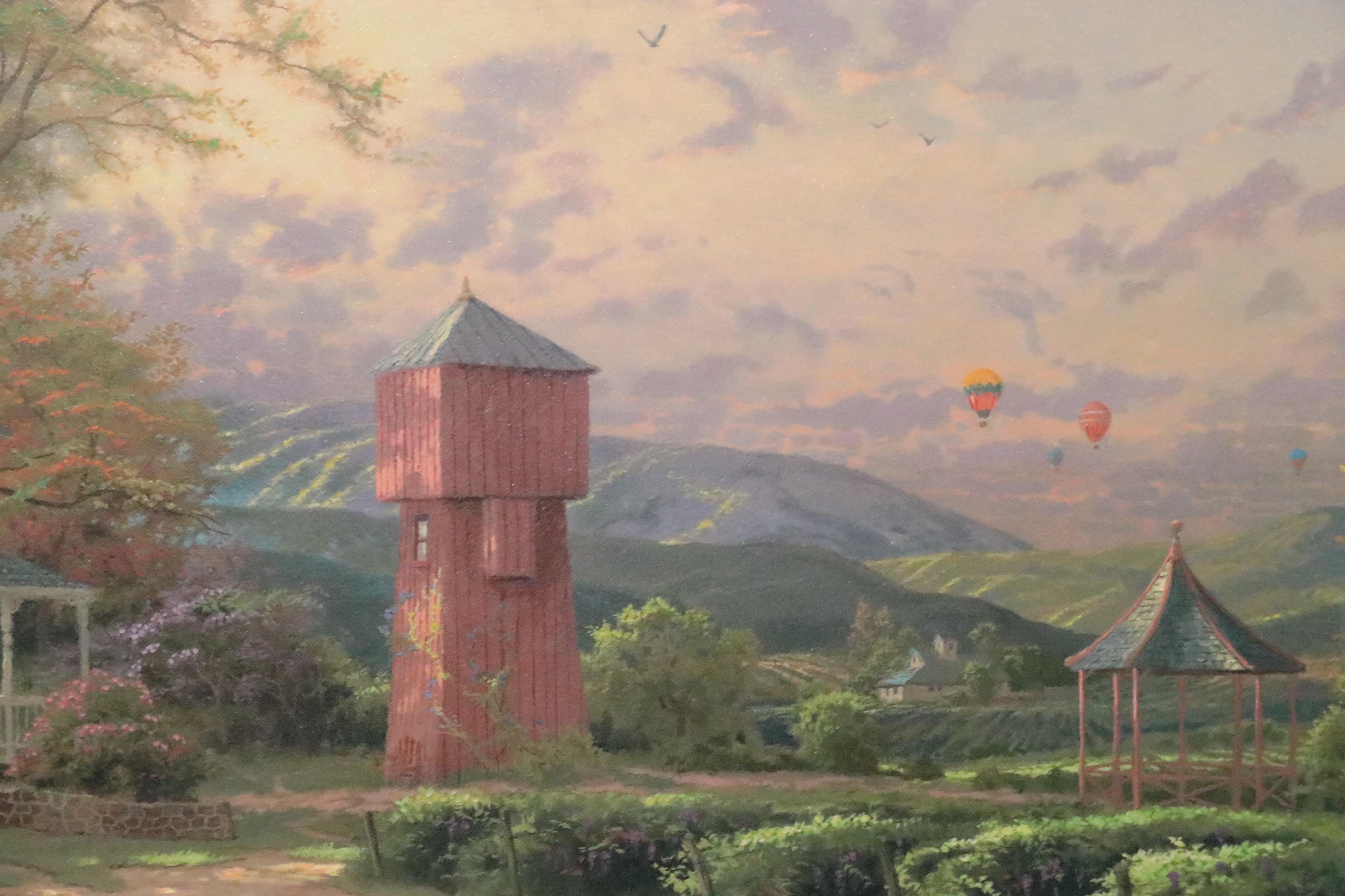 Offset Lithograph After Thomas Kinkade "Abundant Harvest"