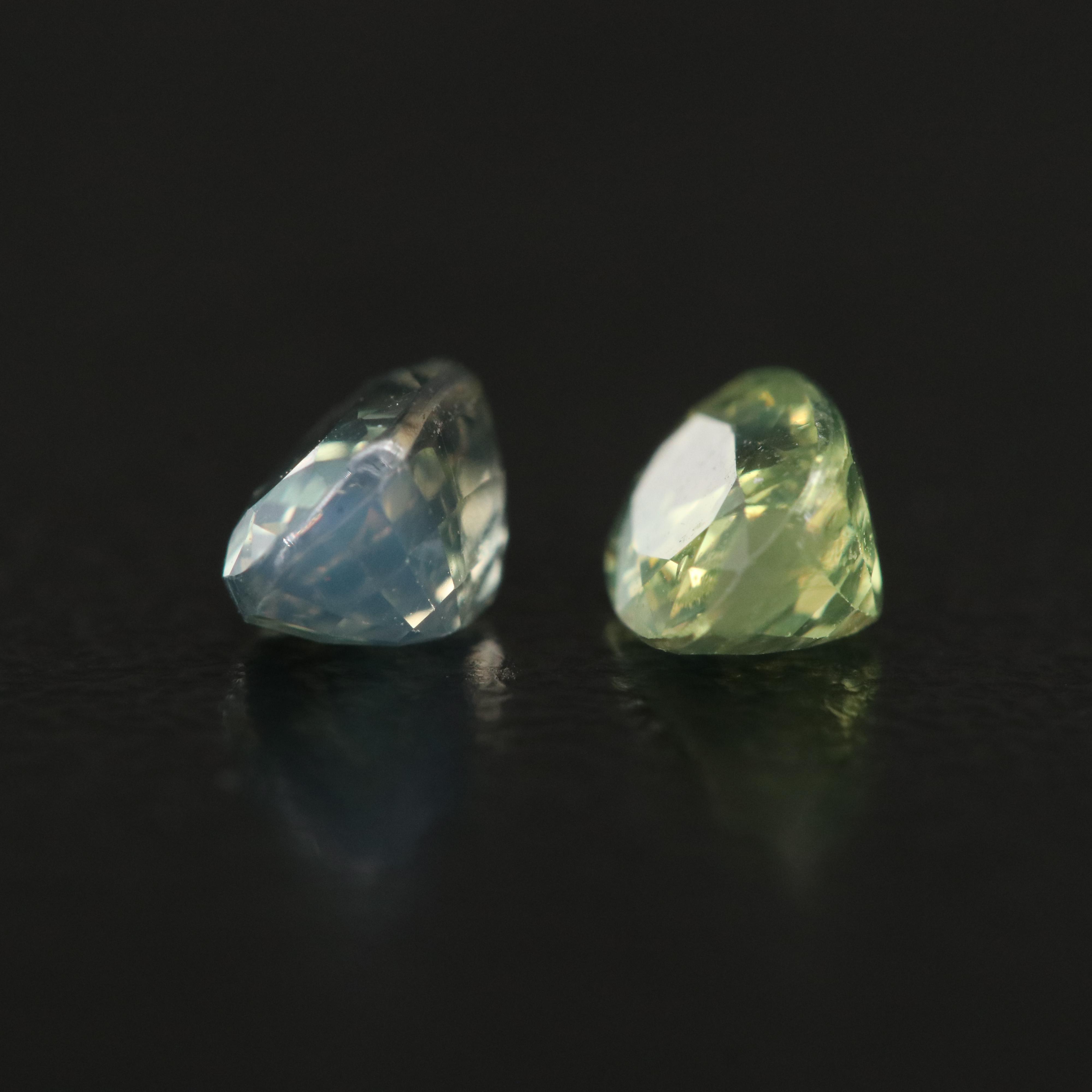 Loose 1.14 CTW Matched Pair of Alexandrite