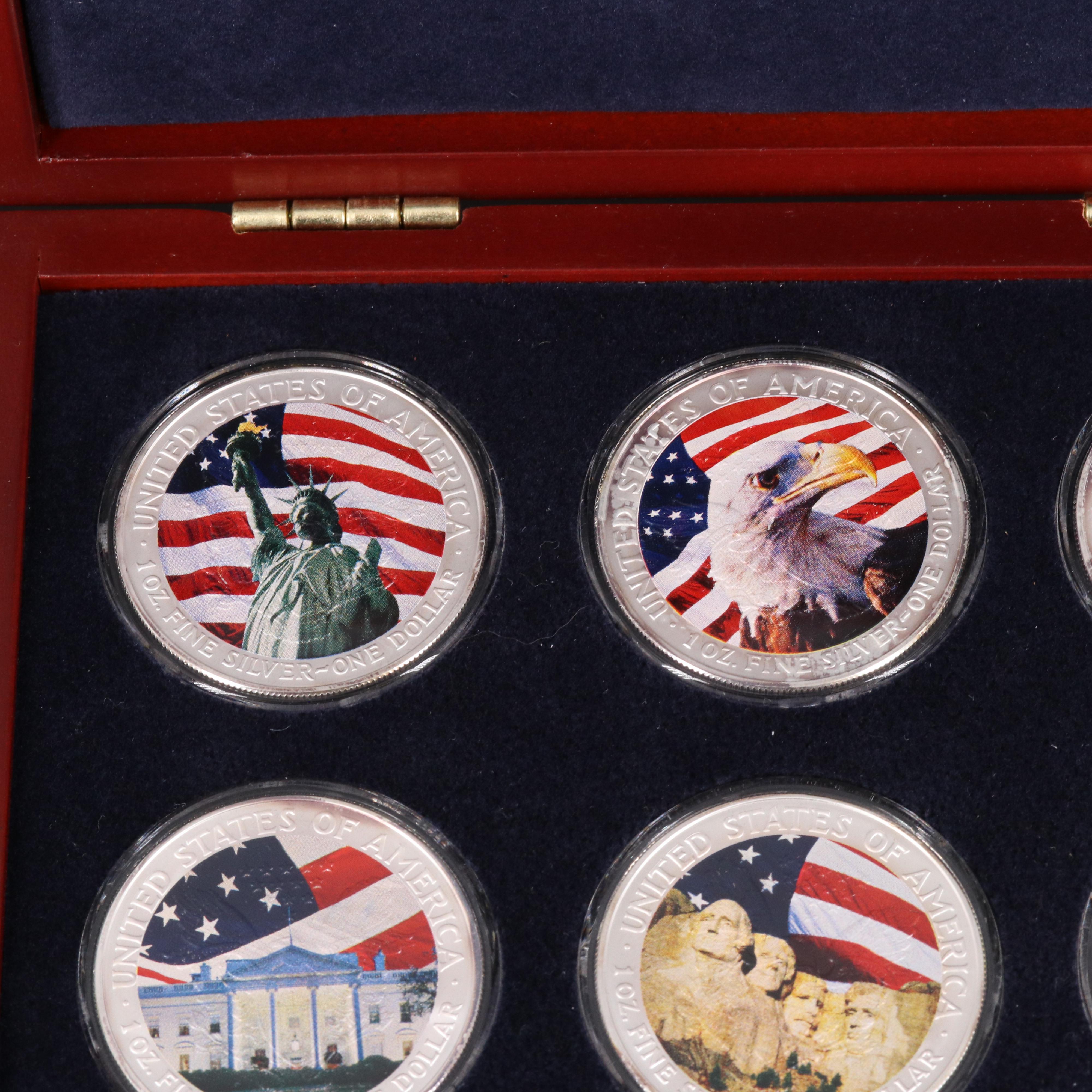"Symbols of Liberty - U.S. Silver Eagle Dollars" Coin Set