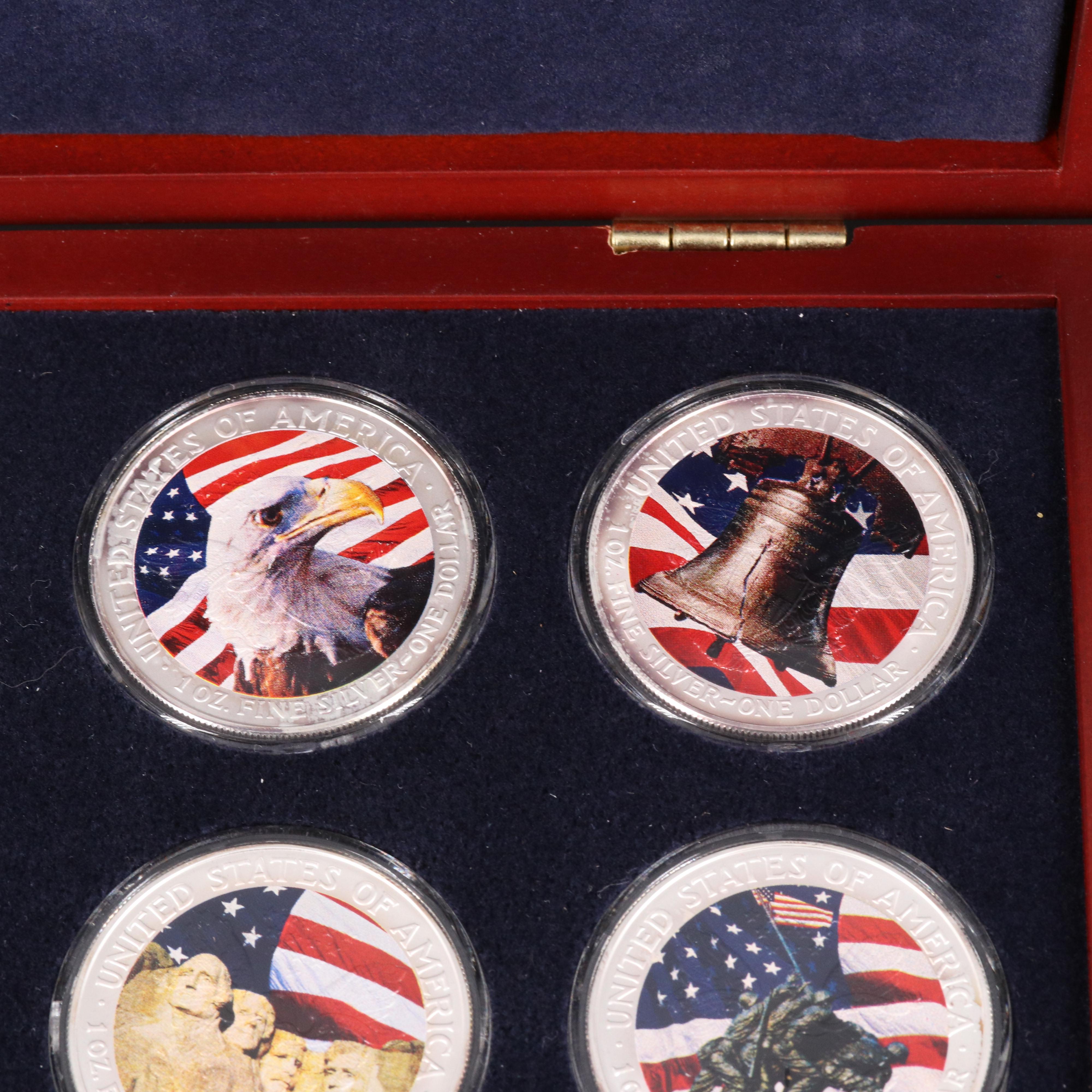 "Symbols of Liberty - U.S. Silver Eagle Dollars" Coin Set