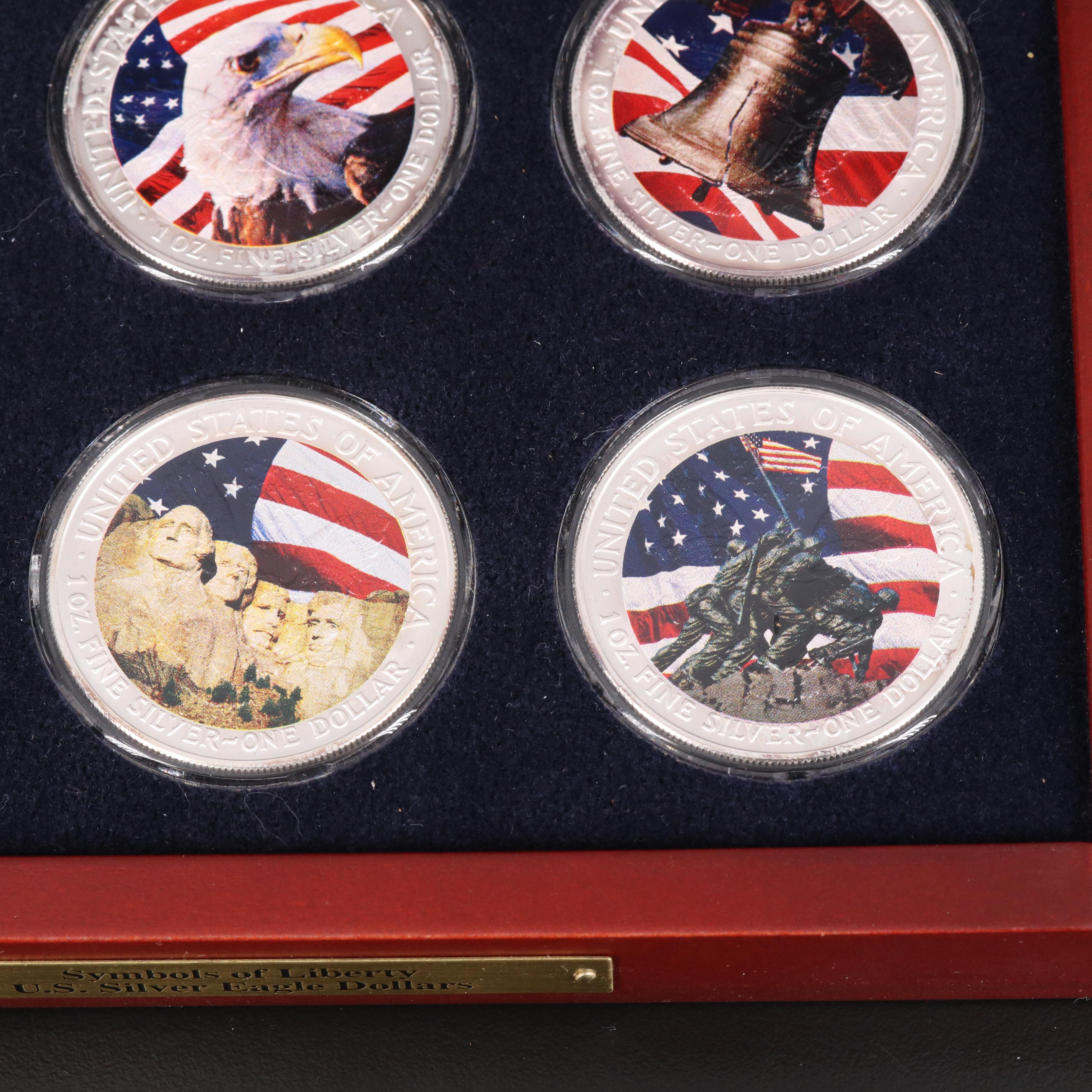 "Symbols of Liberty - U.S. Silver Eagle Dollars" Coin Set