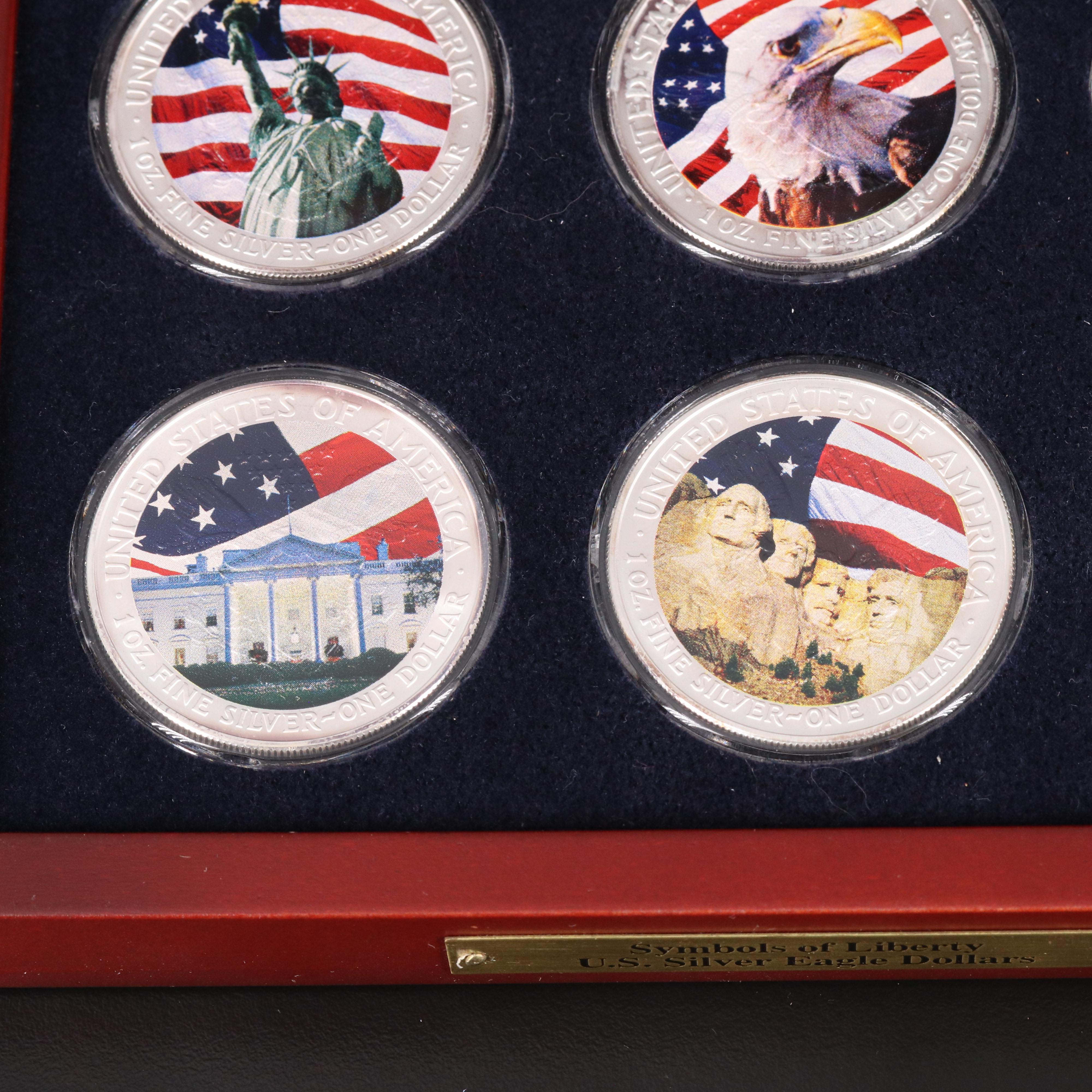 "Symbols of Liberty - U.S. Silver Eagle Dollars" Coin Set