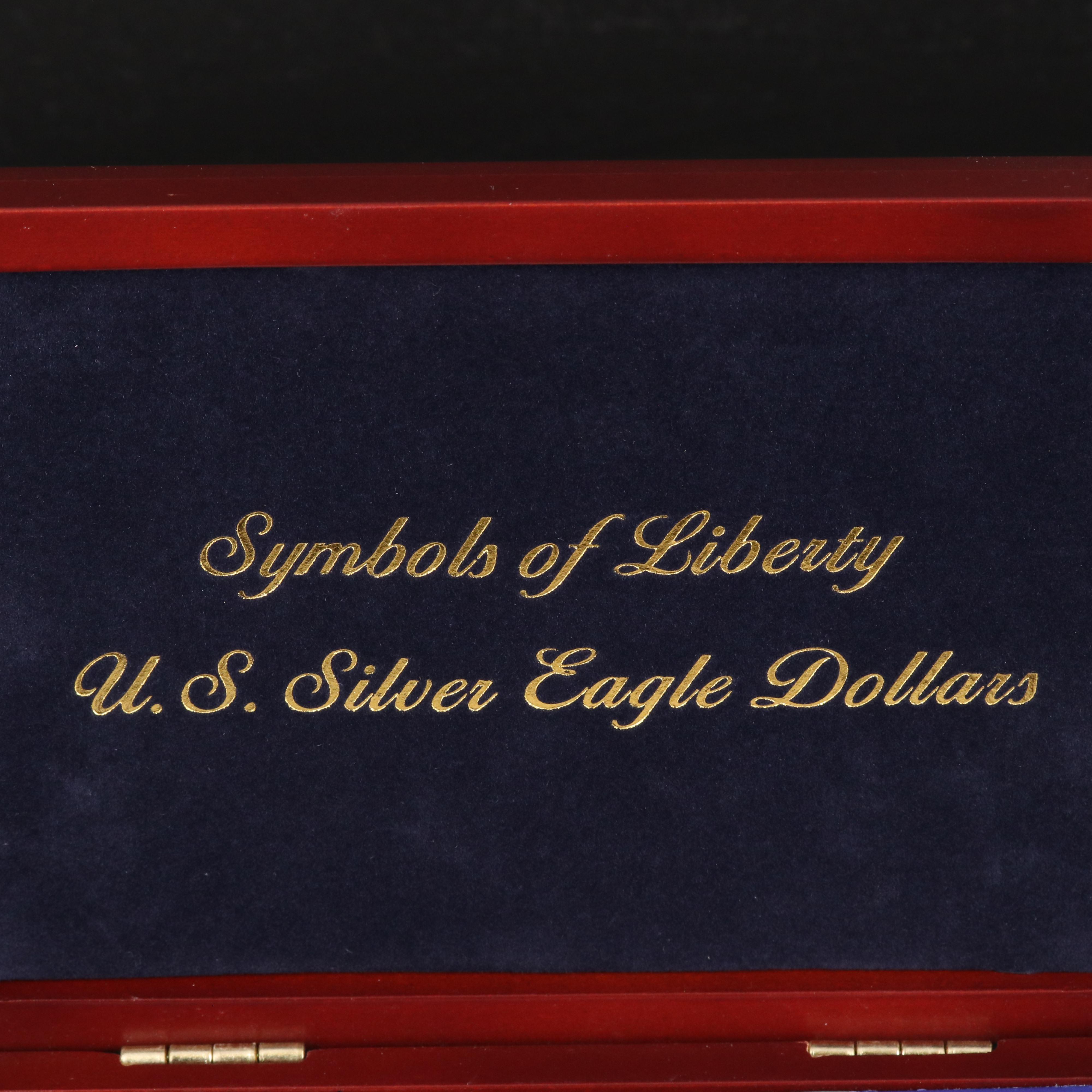 "Symbols of Liberty - U.S. Silver Eagle Dollars" Coin Set