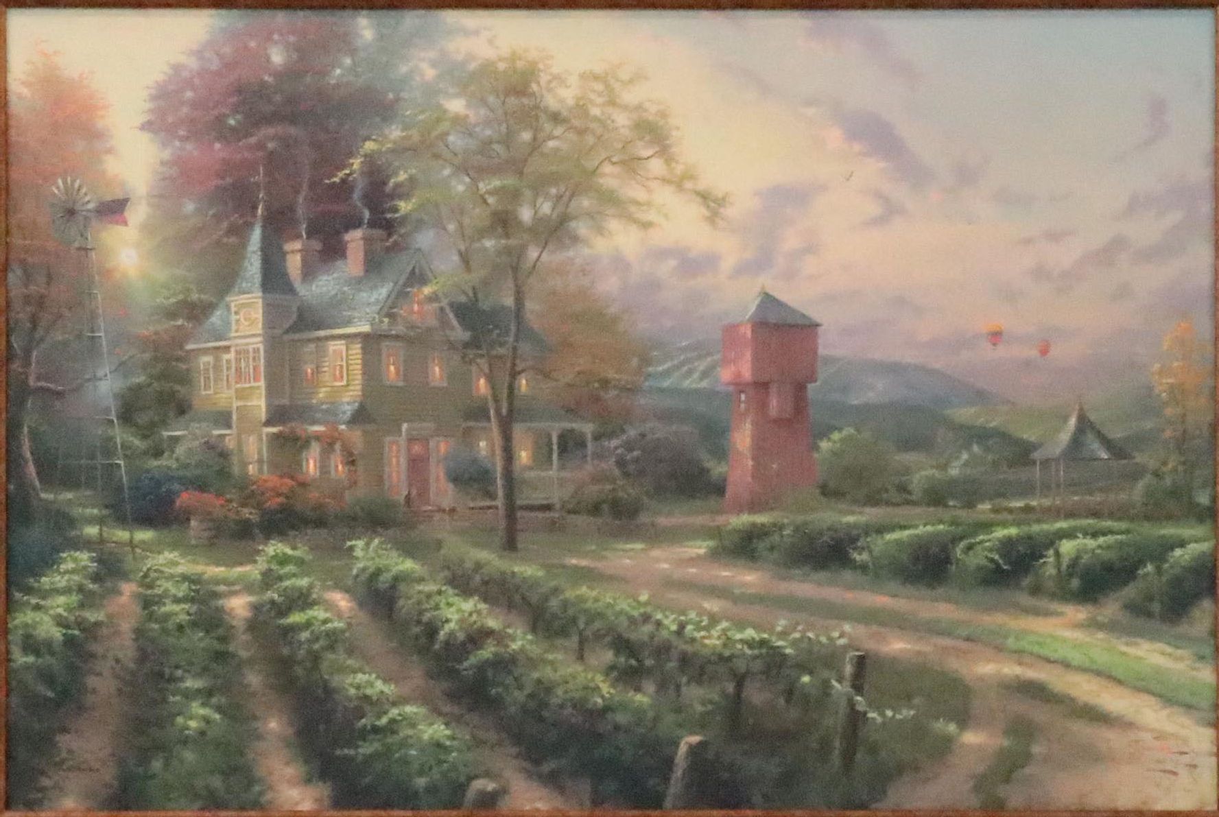 Offset Lithograph After Thomas Kinkade "Abundant Harvest"
