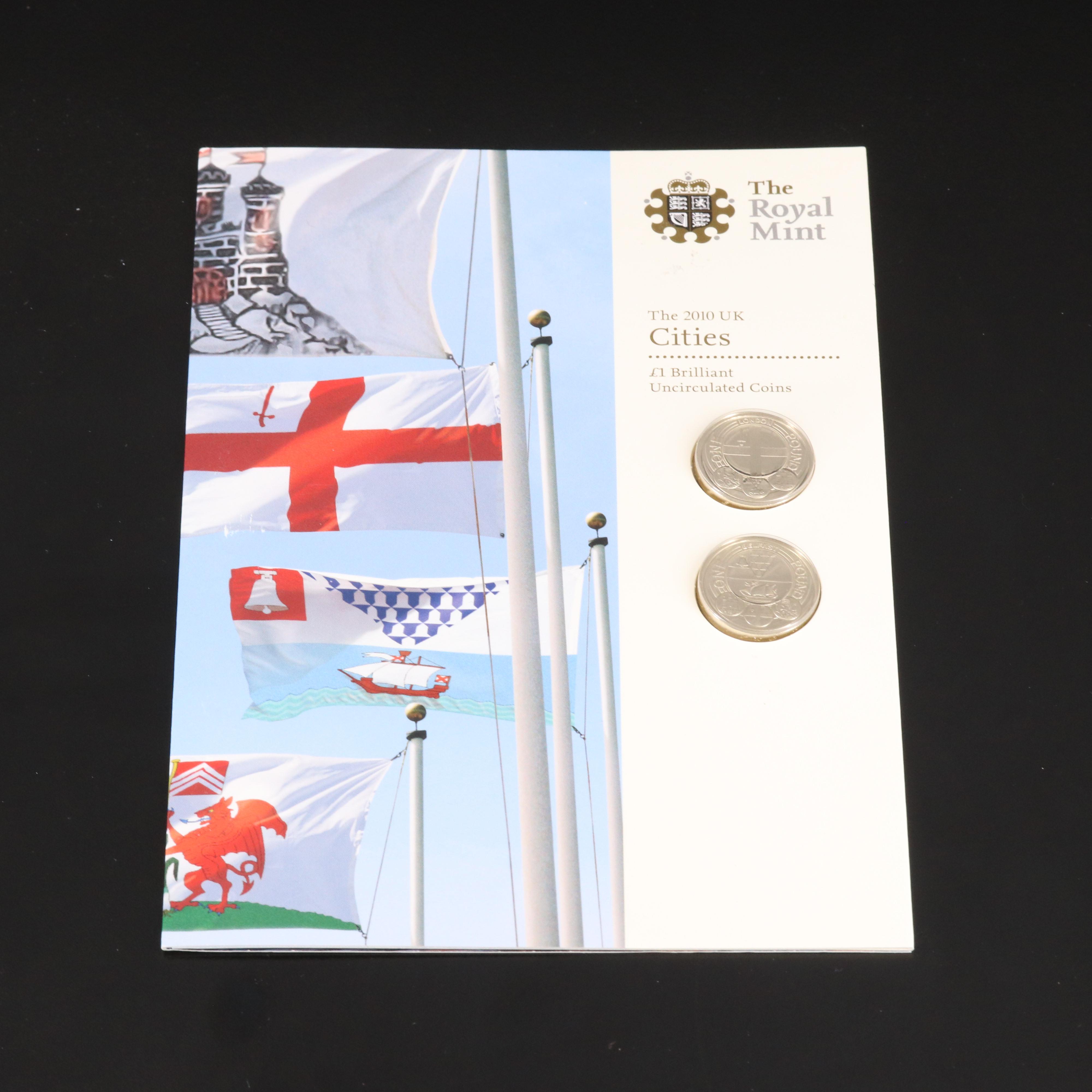 Five British Commemorative Coin Sets