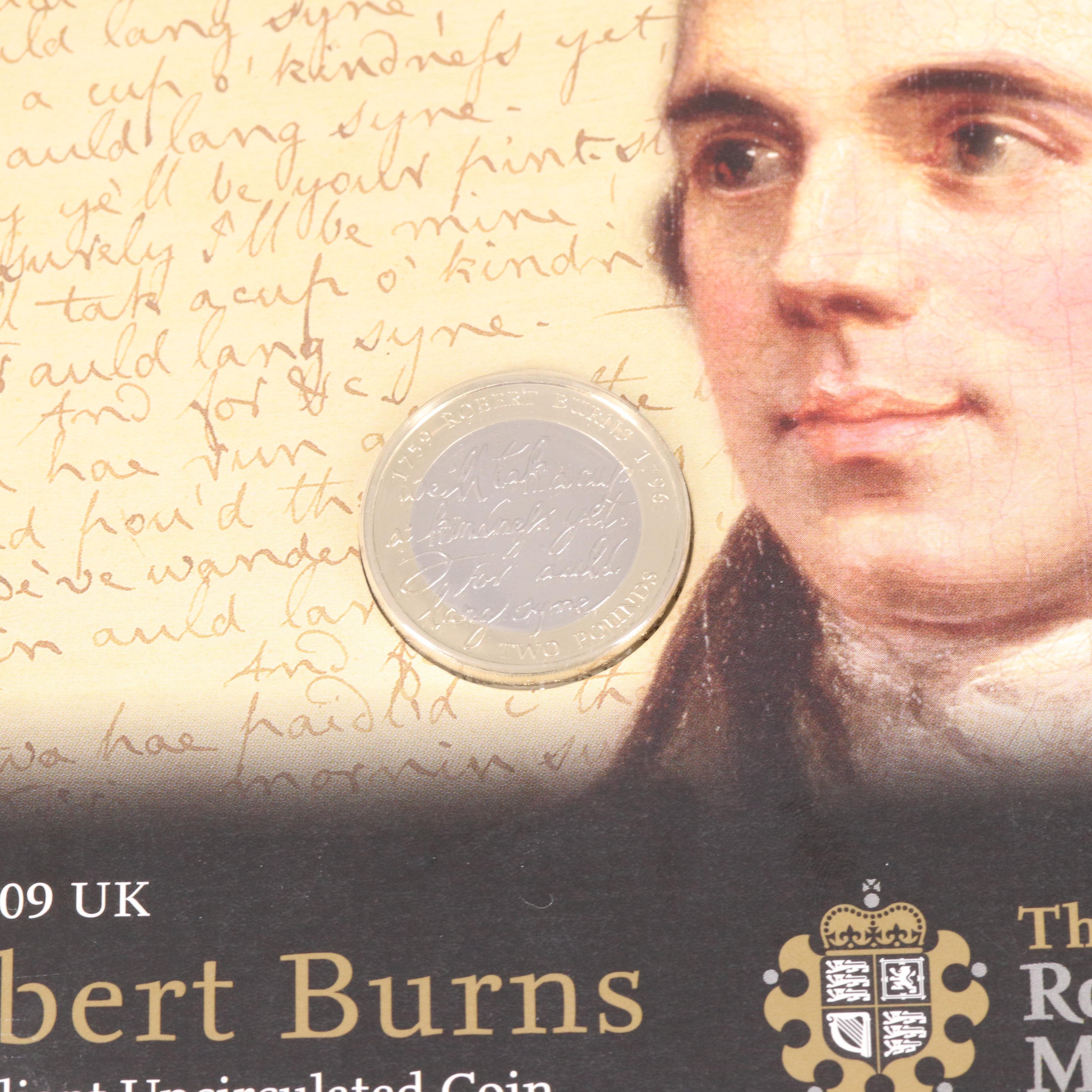 Five British Commemorative Coin Sets