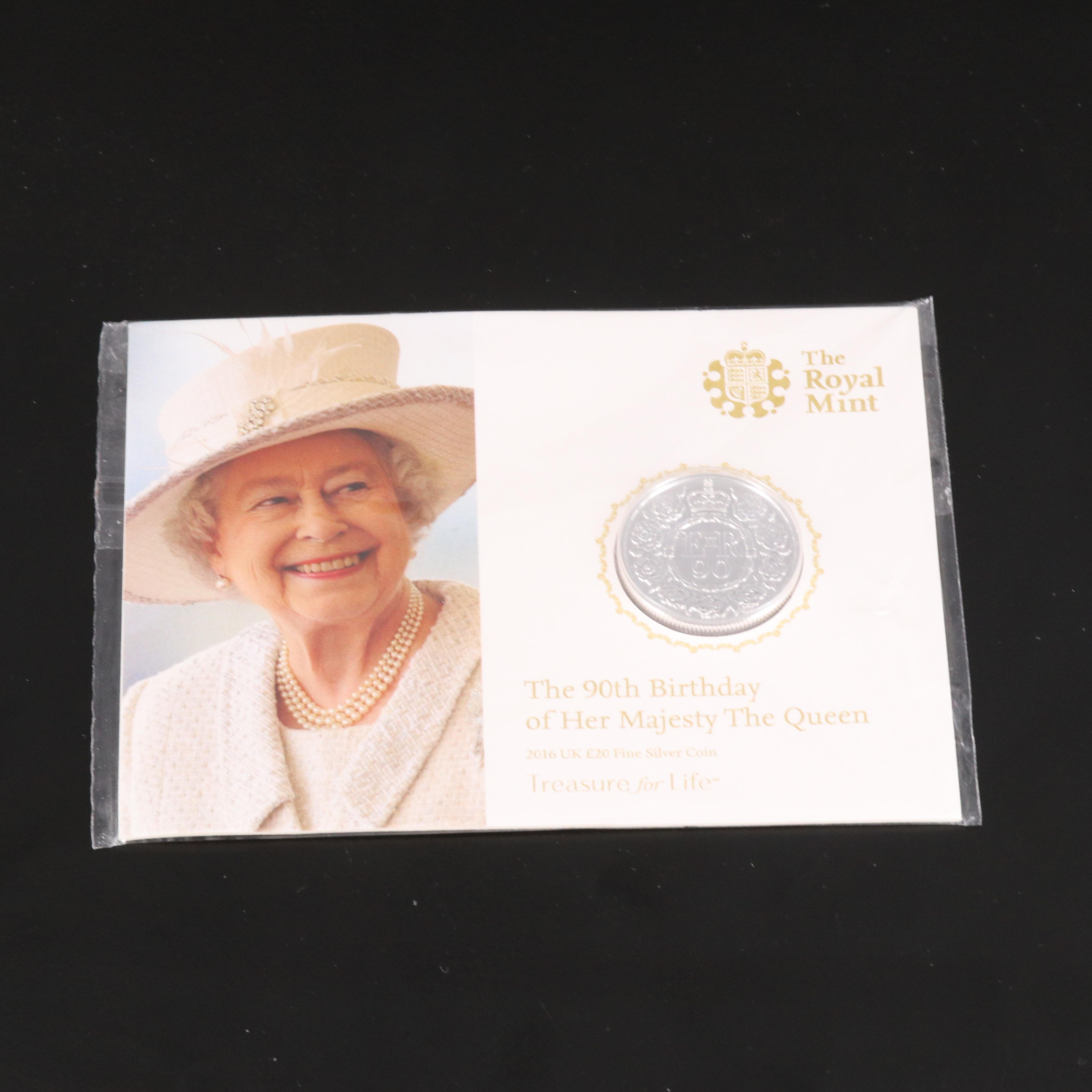 Five British Commemorative Coin Sets