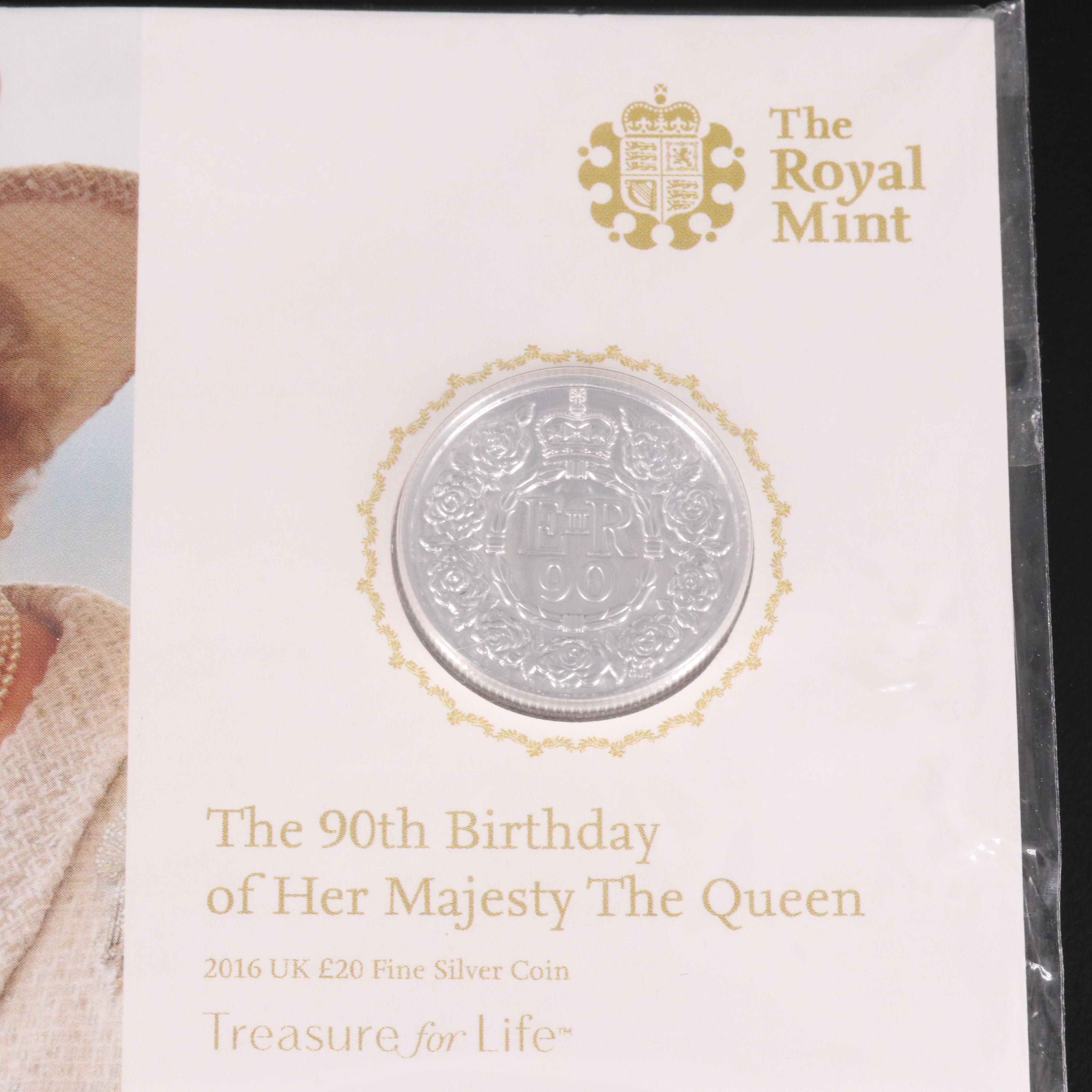 Five British Commemorative Coin Sets