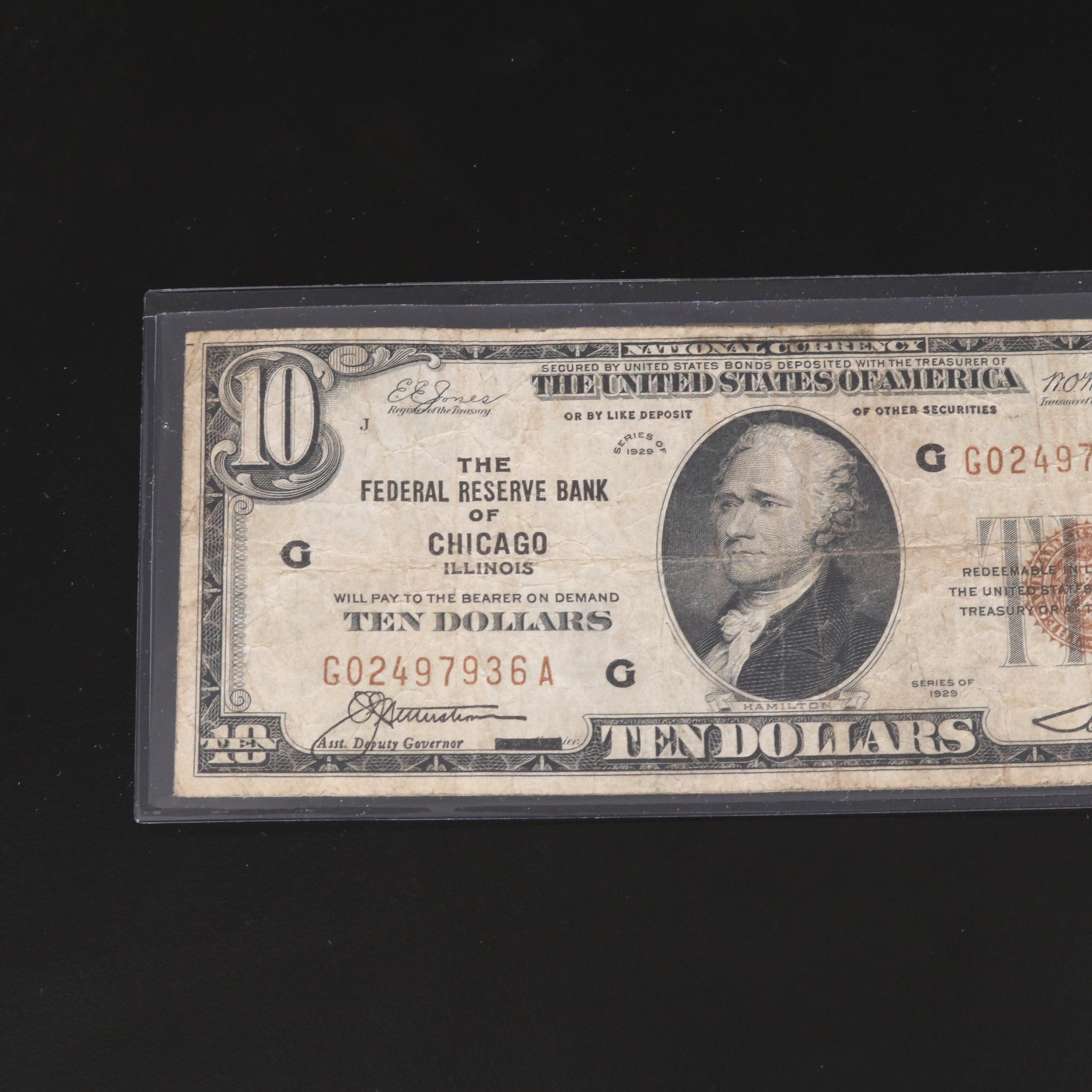 Two Series of 1929 Chicago Federal Reserve Bank Notes
