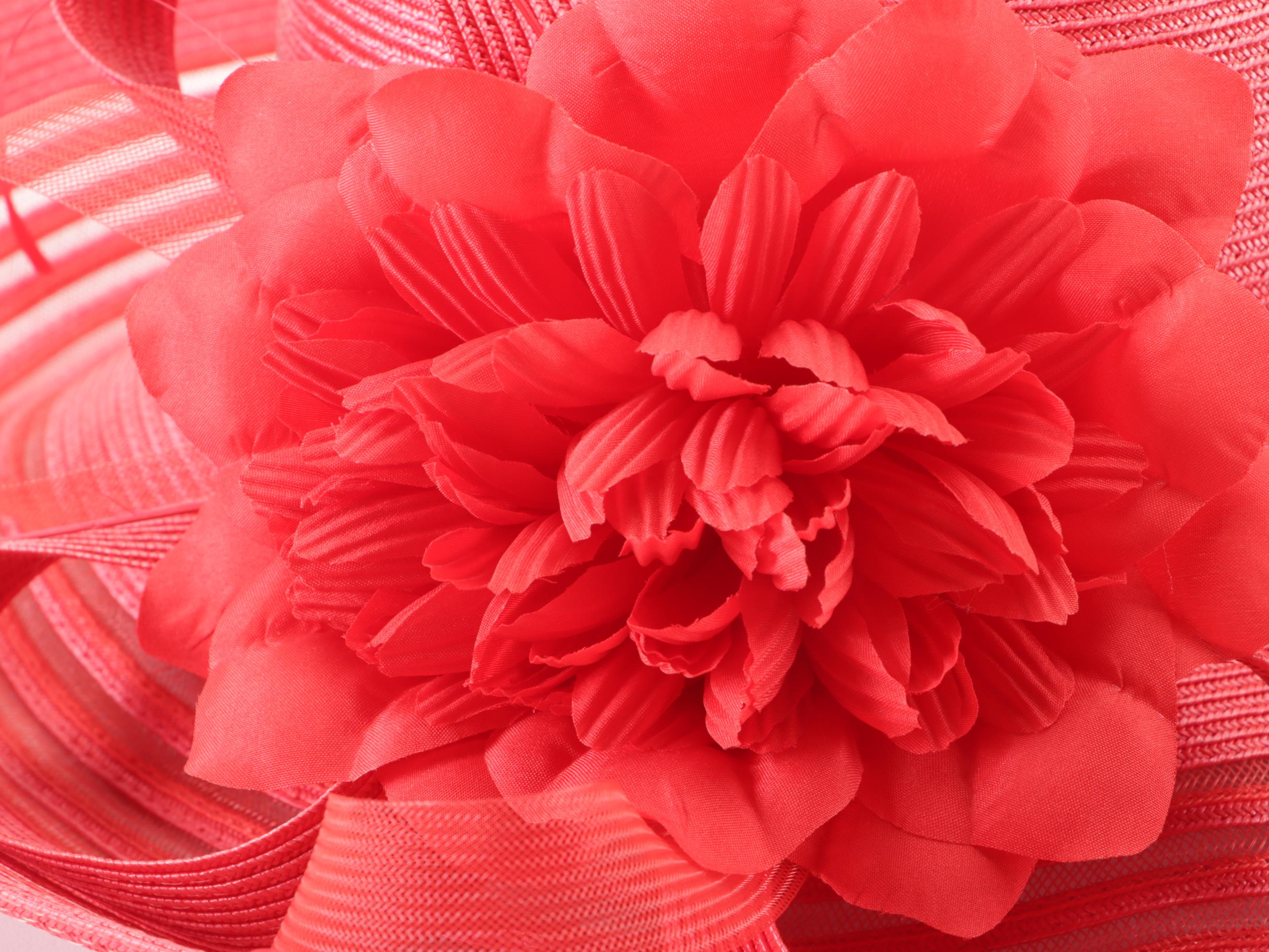 Eric Javits Squishee Brim Hat and Betmar Brim Hat with Floral Trim