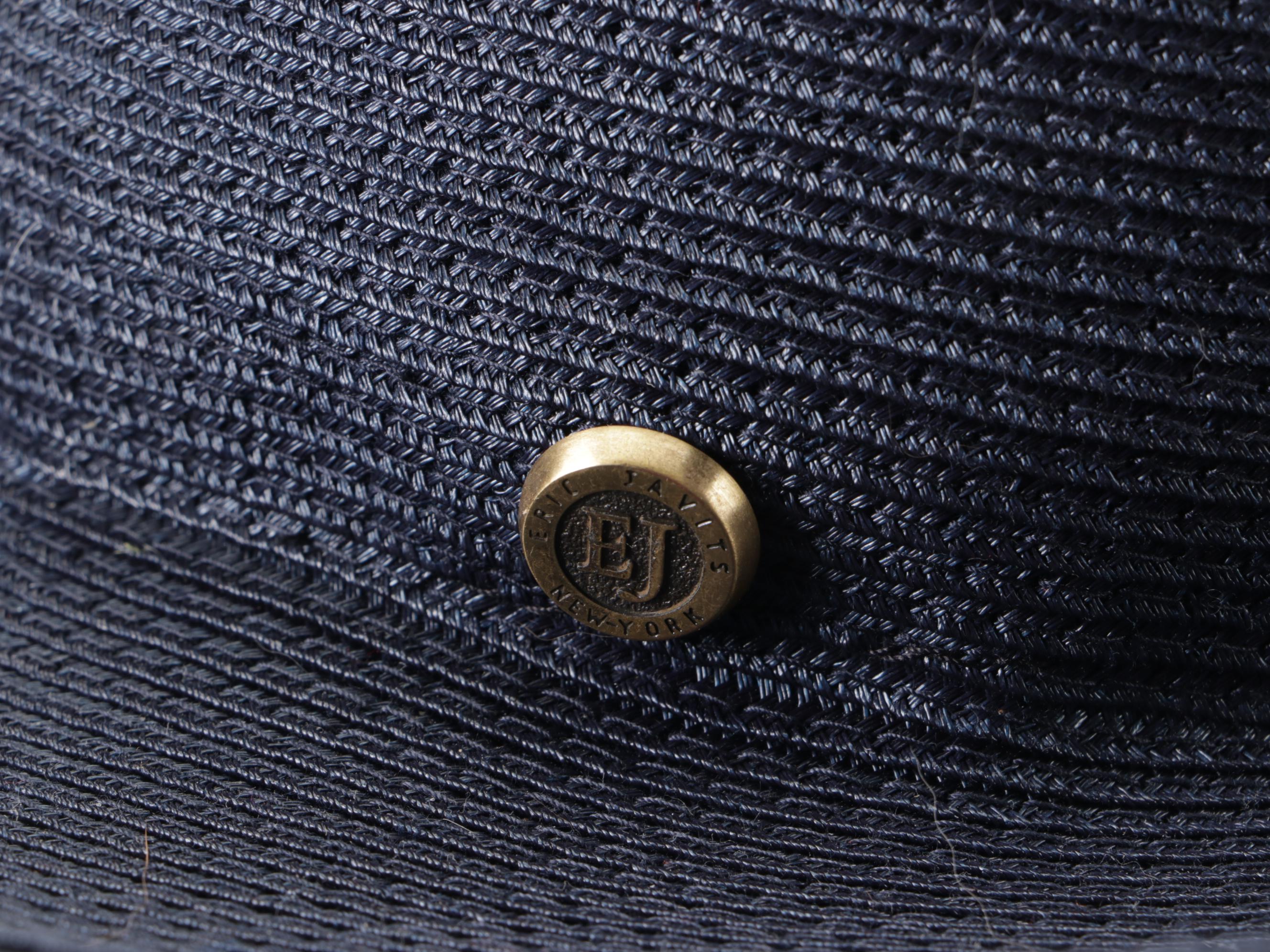 Eric Javits Squishee Brim Hat and Betmar Brim Hat with Floral Trim