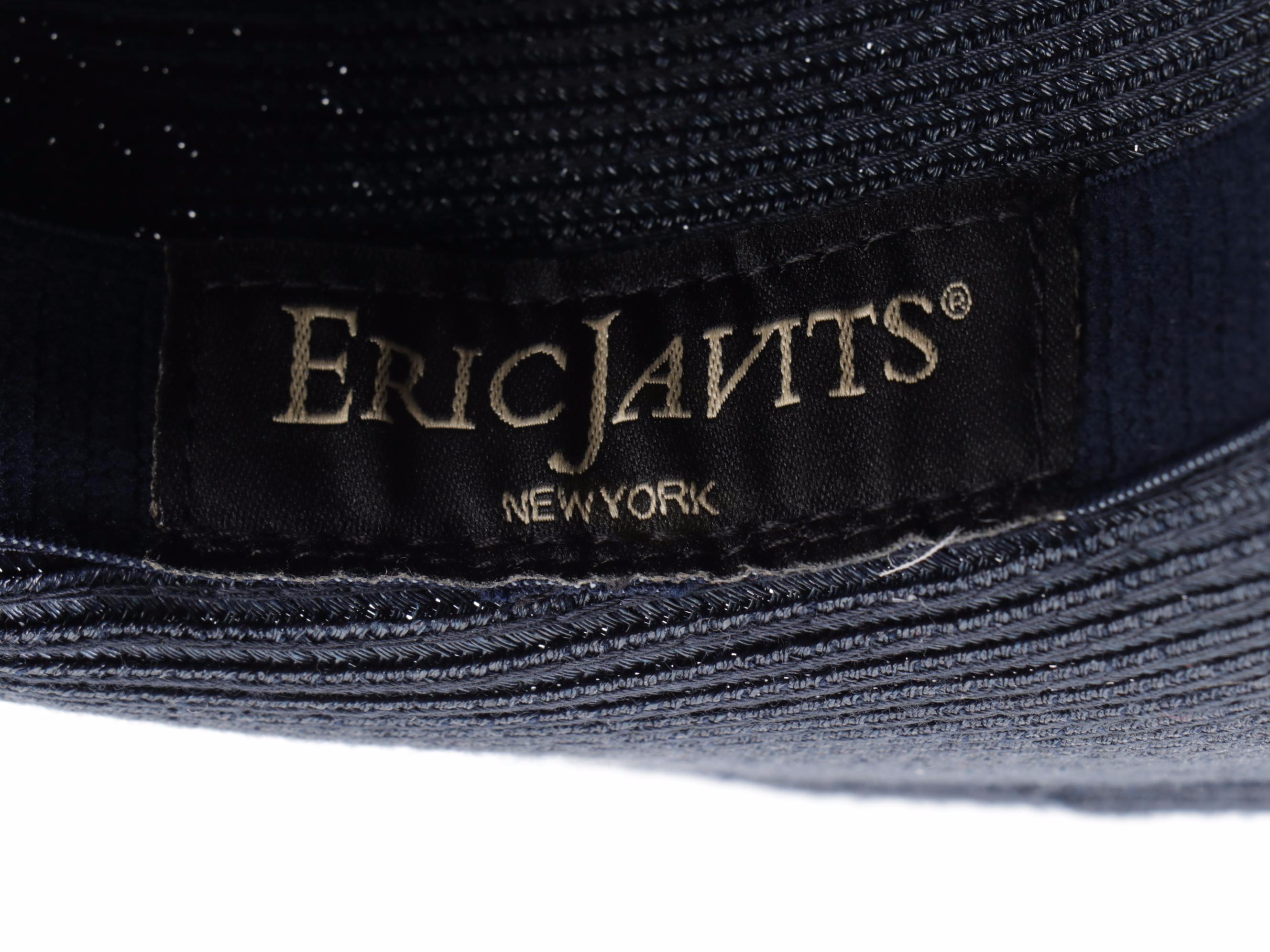 Eric Javits Squishee Brim Hat and Betmar Brim Hat with Floral Trim