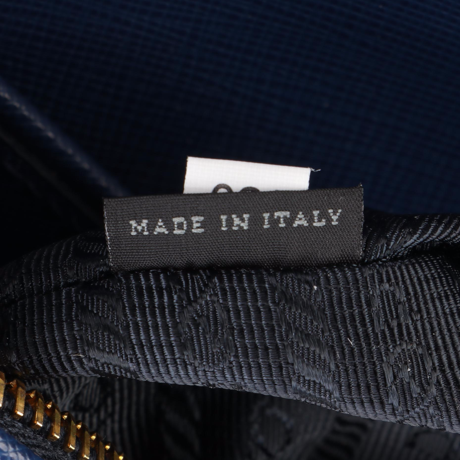 Prada Shoulder Bag in Blue Saffiano Lux Leather