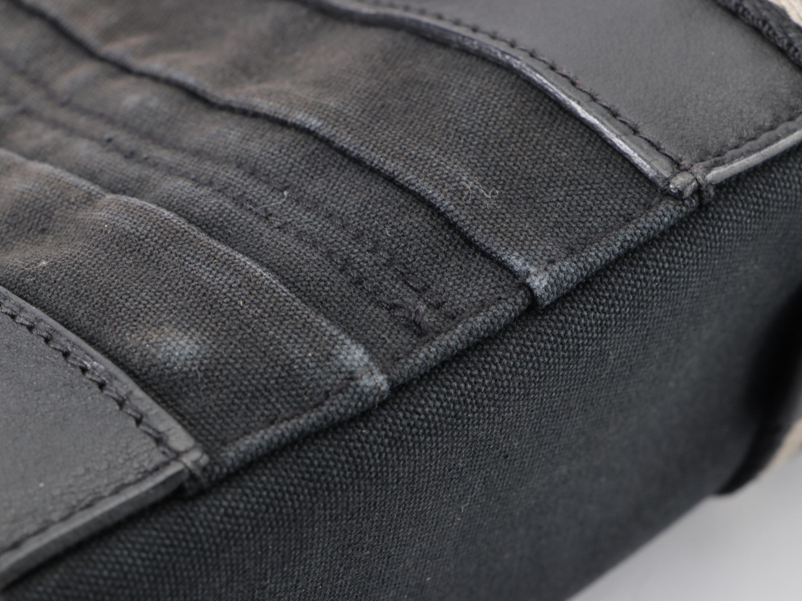 Hermès Sac Troca MM Horizontal Tote Bag in Black Cotton Canvas and Leather