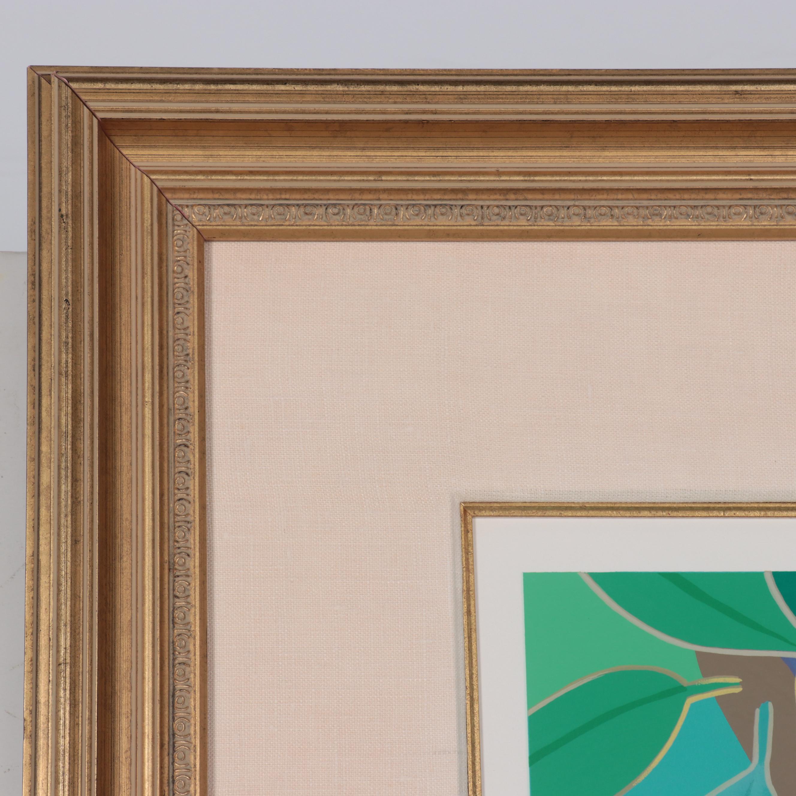 David Utz Serigraph "Jungle Siesta," 1993