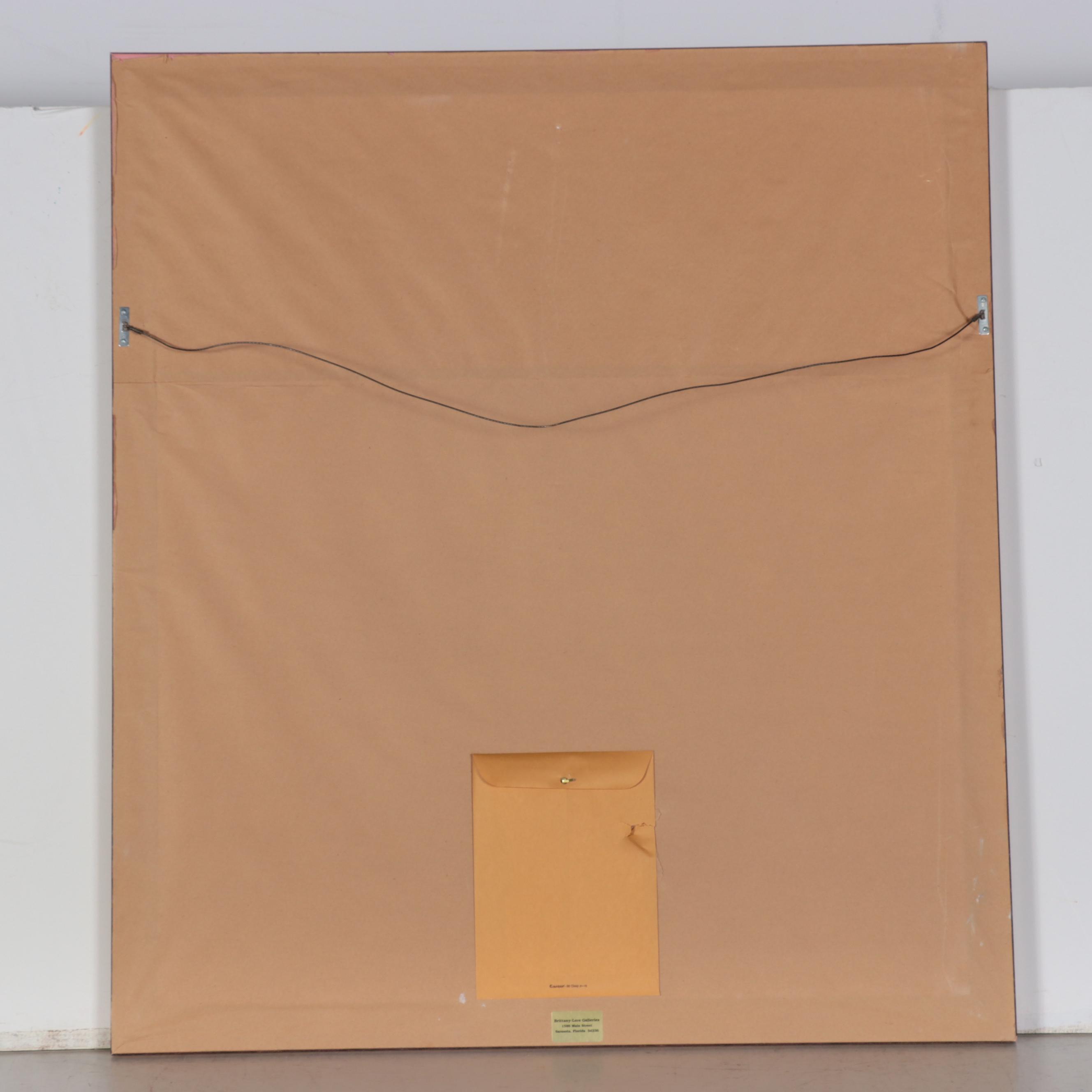 David Utz Serigraph "Jungle Siesta," 1993