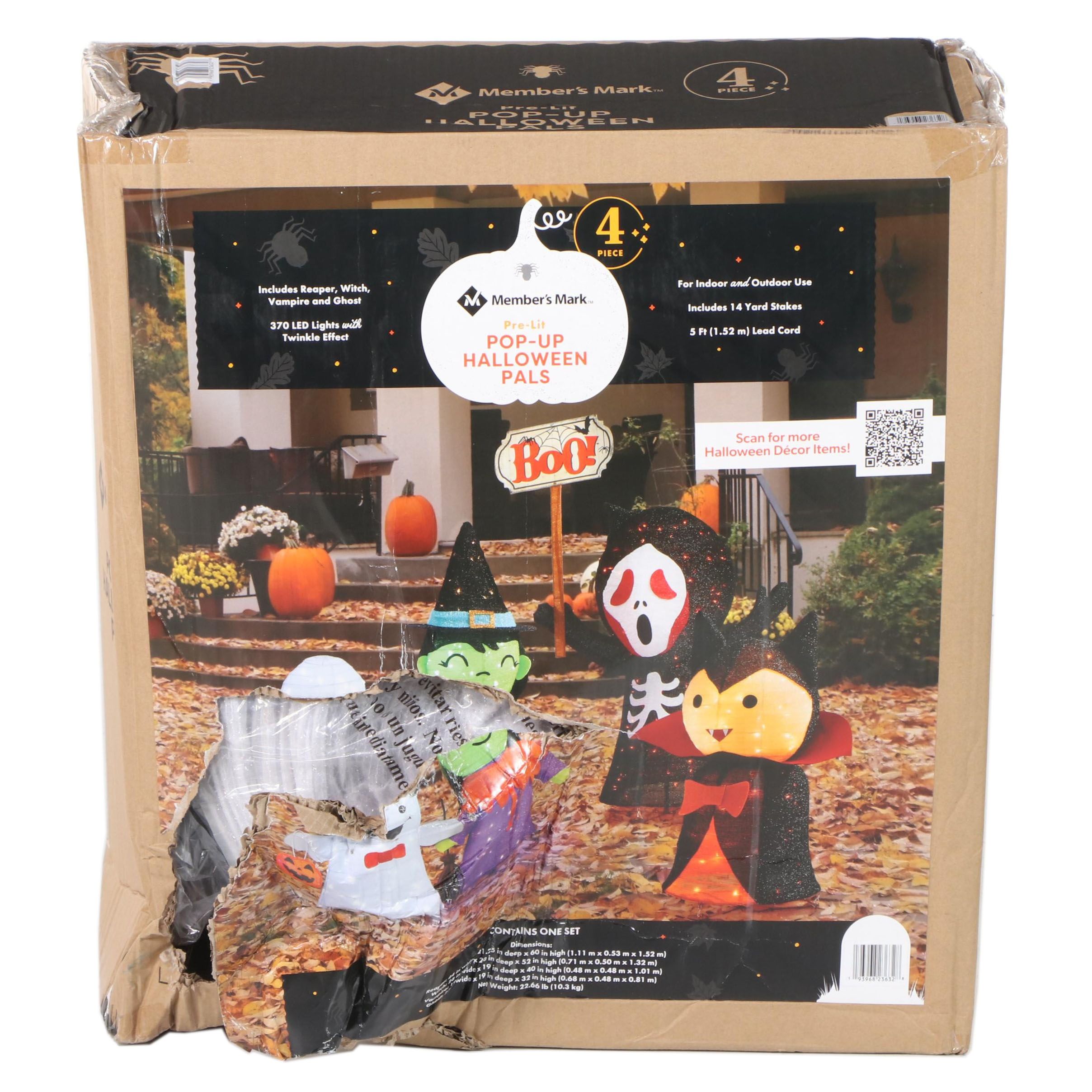 Member's Mark Pre-Lit Pop-Up Halloween Pals