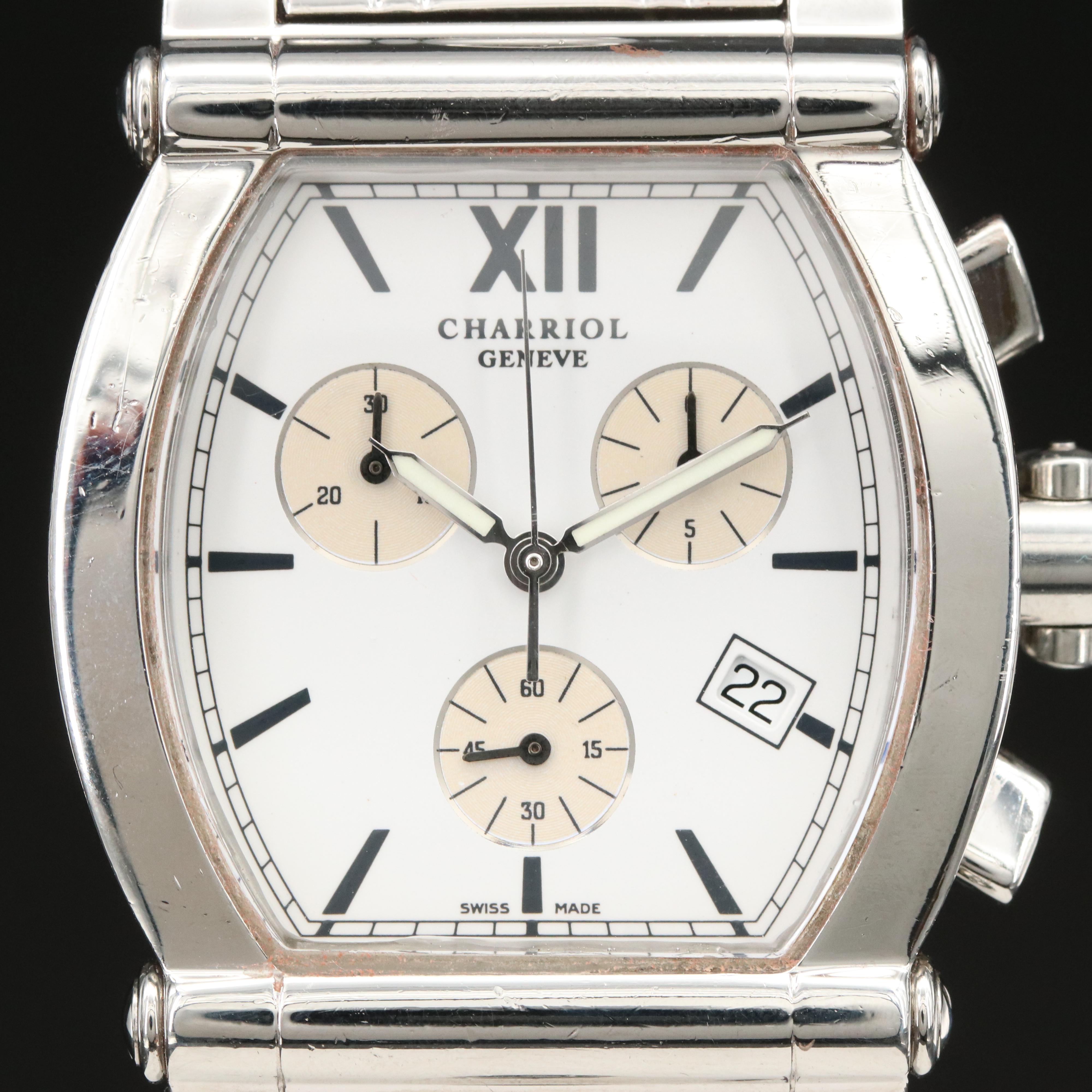 Charriol Columbus, Swiss Chronograph Watch