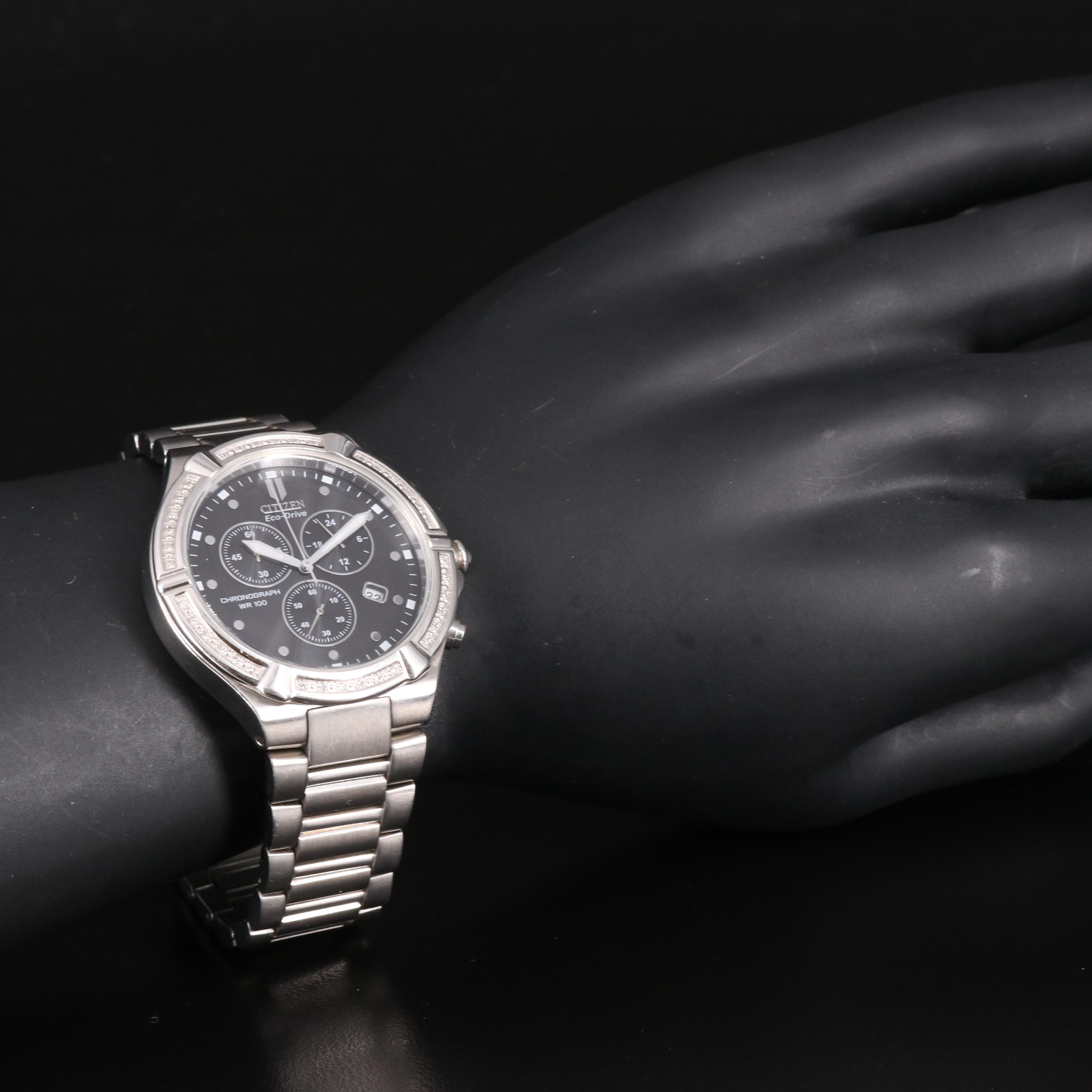 Citizen Eco-Drive Chronograph Diamond Watch