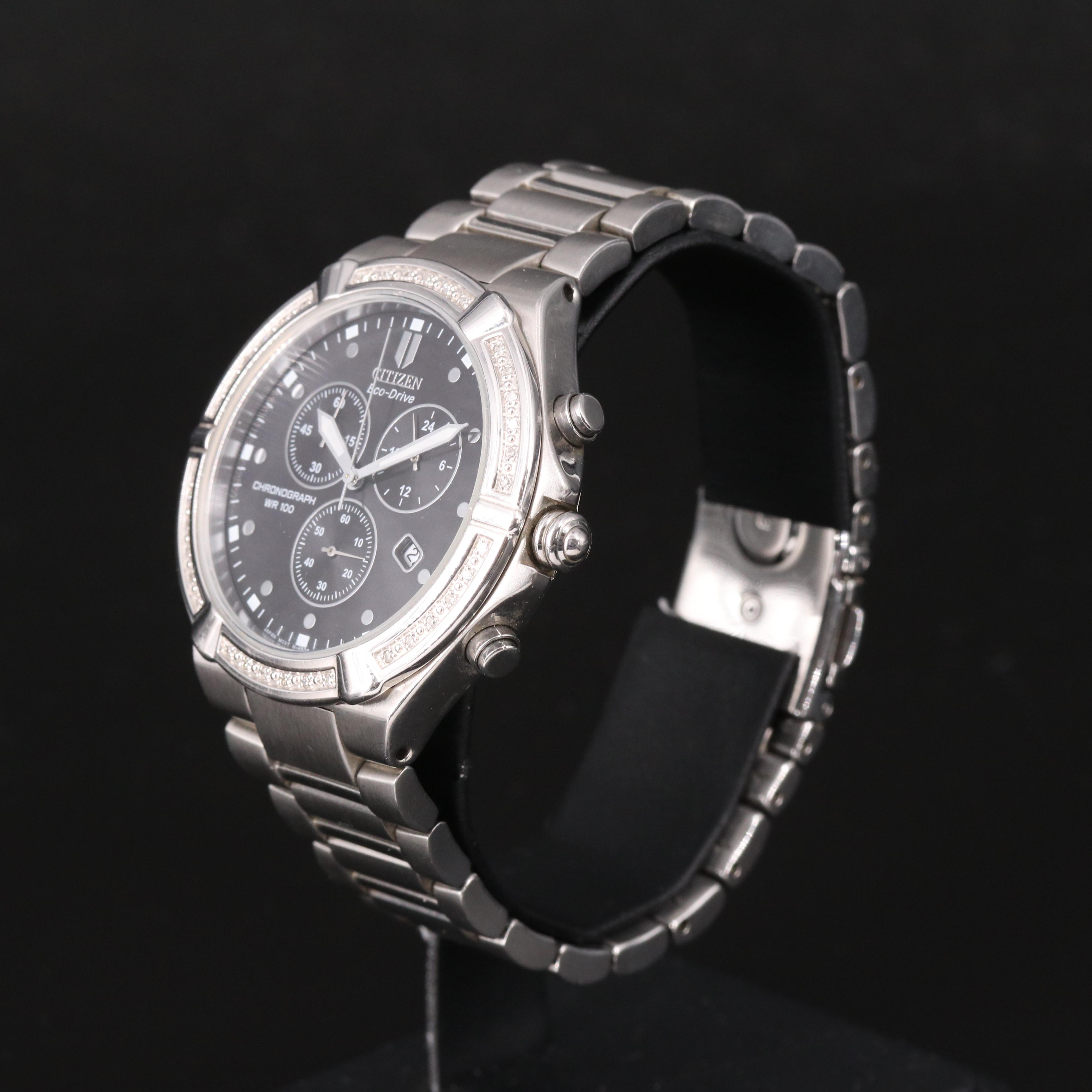 Citizen Eco-Drive Chronograph Diamond Watch