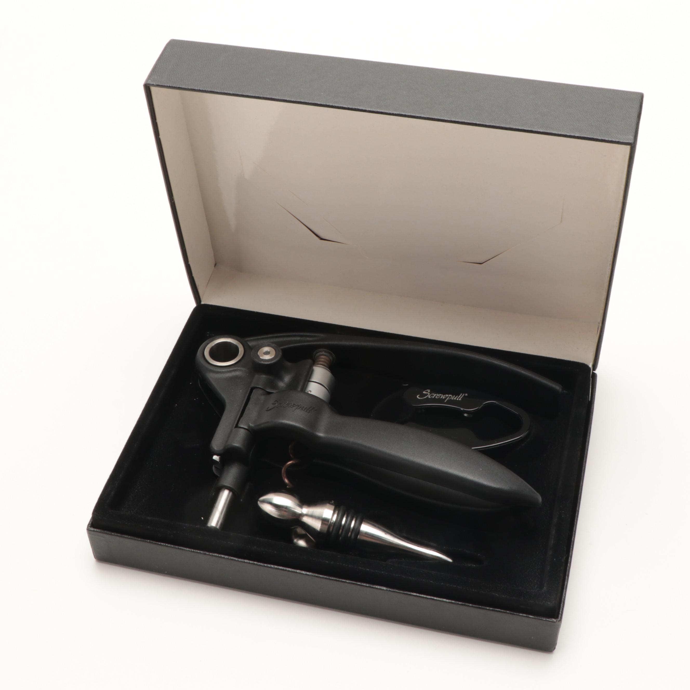Clef du Vin "Elegance Collection" Wine Aging Tool with Other Wine Accessories