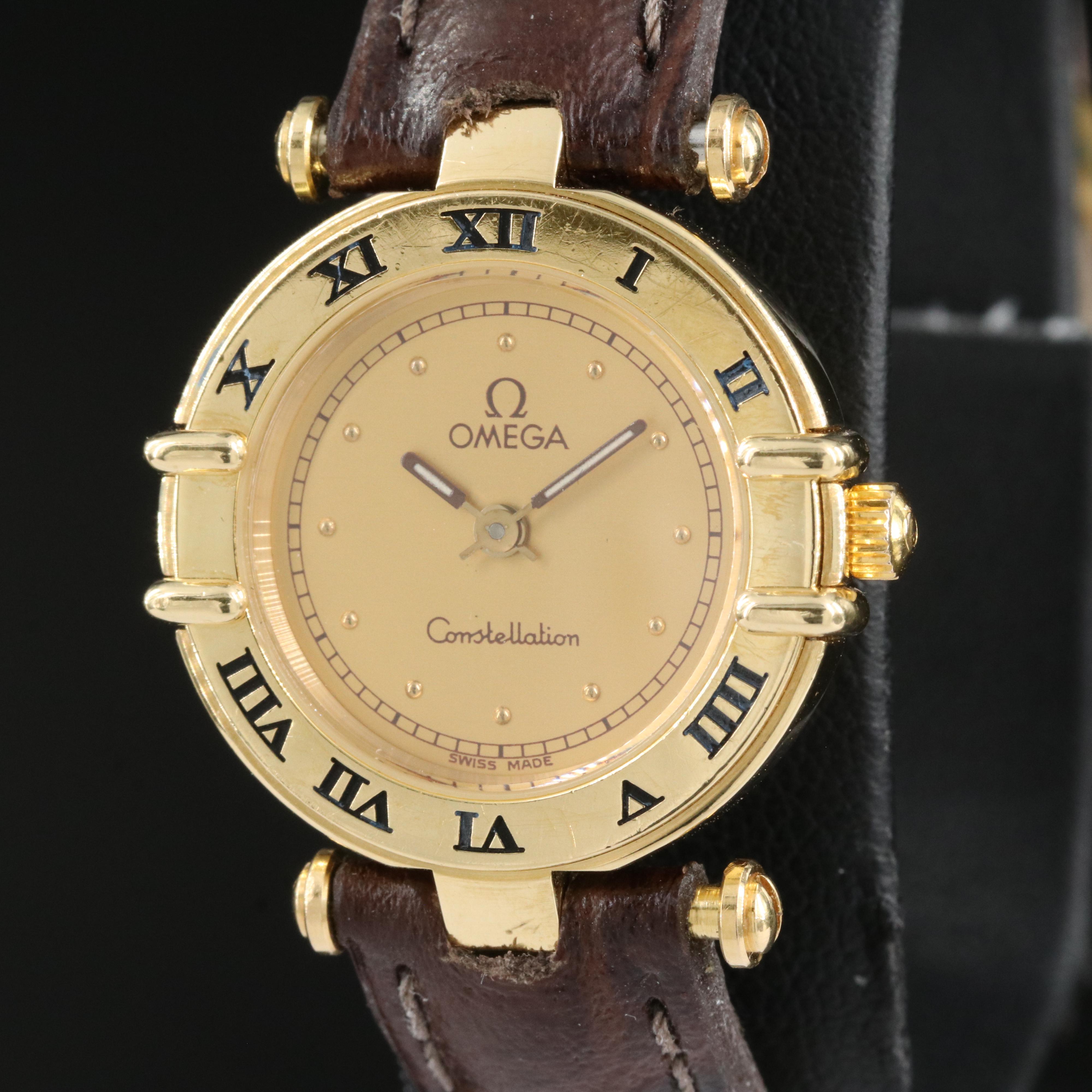18K Omega Constellation Quartz Watch