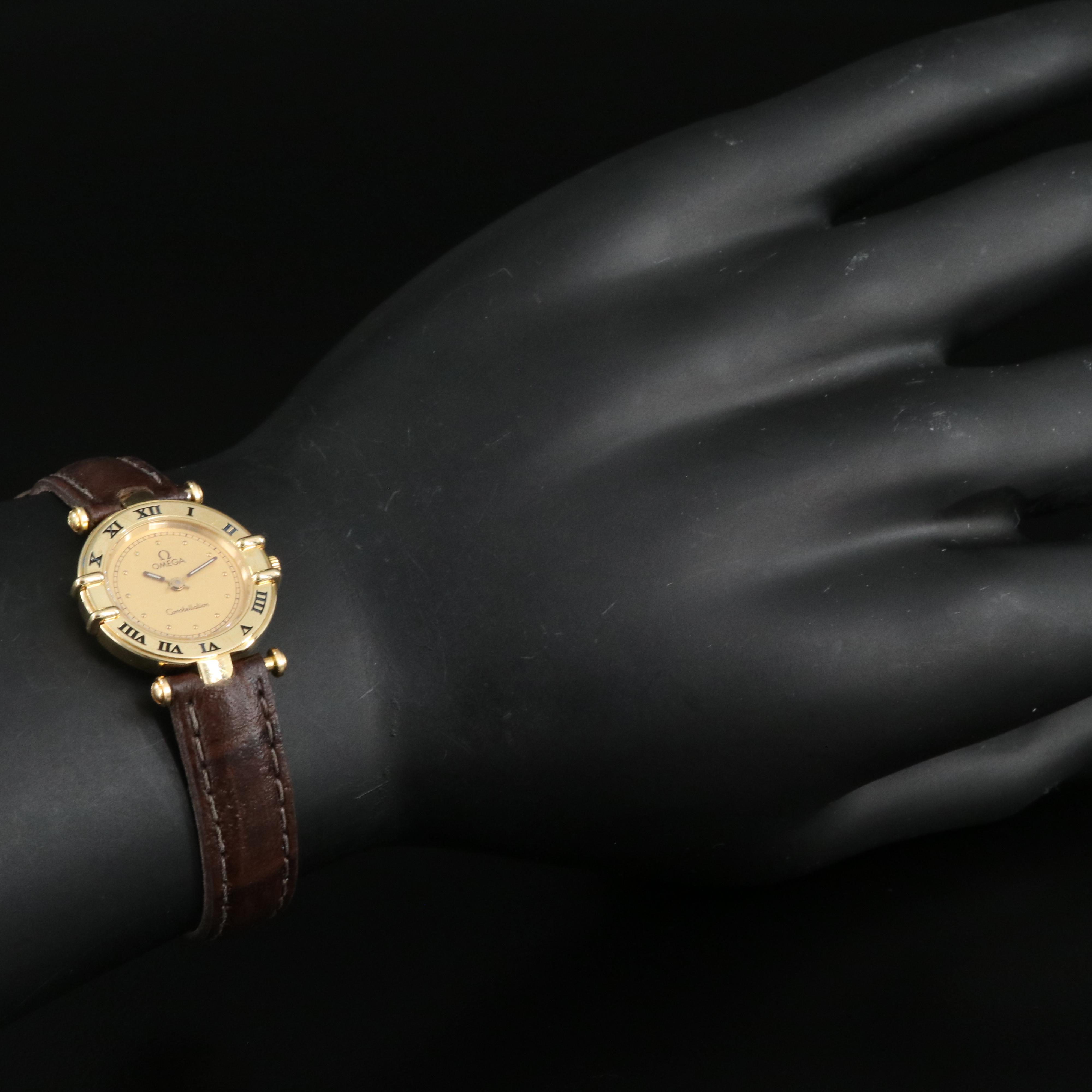 18K Omega Constellation Quartz Watch