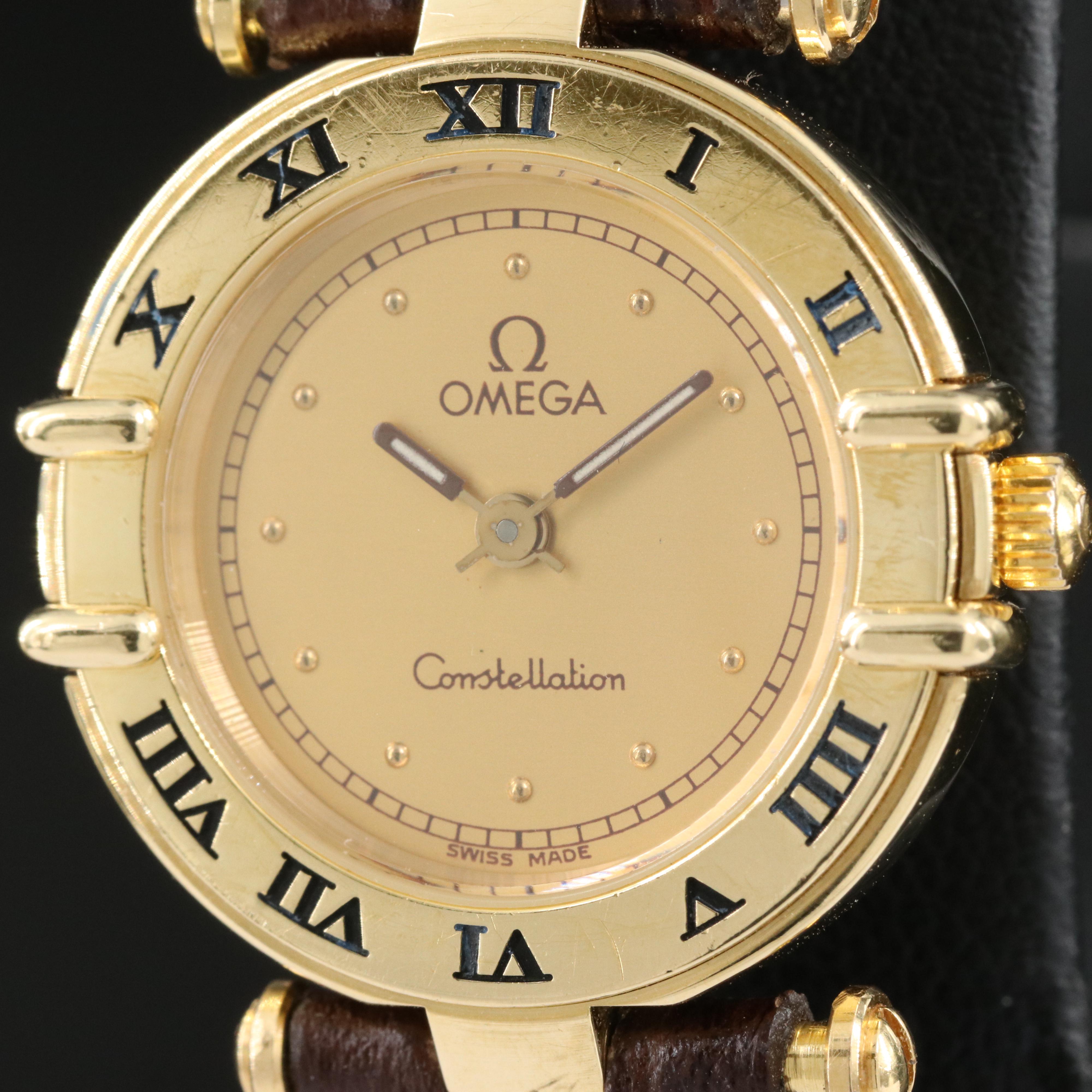 18K Omega Constellation Quartz Watch
