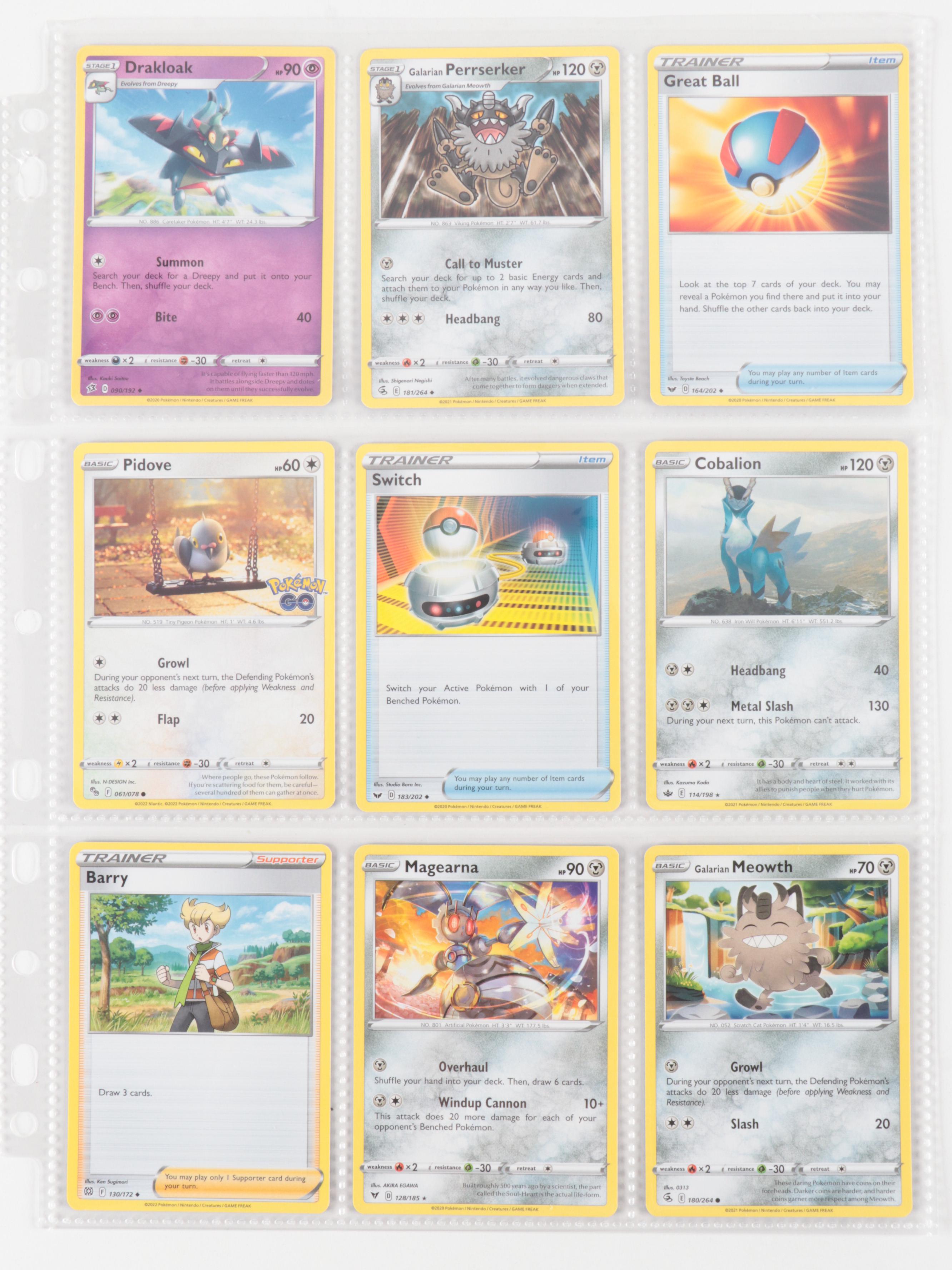 Pokémon Trading Cards Including Signed Alakazam, Clefable, More, 1990s–2020s
