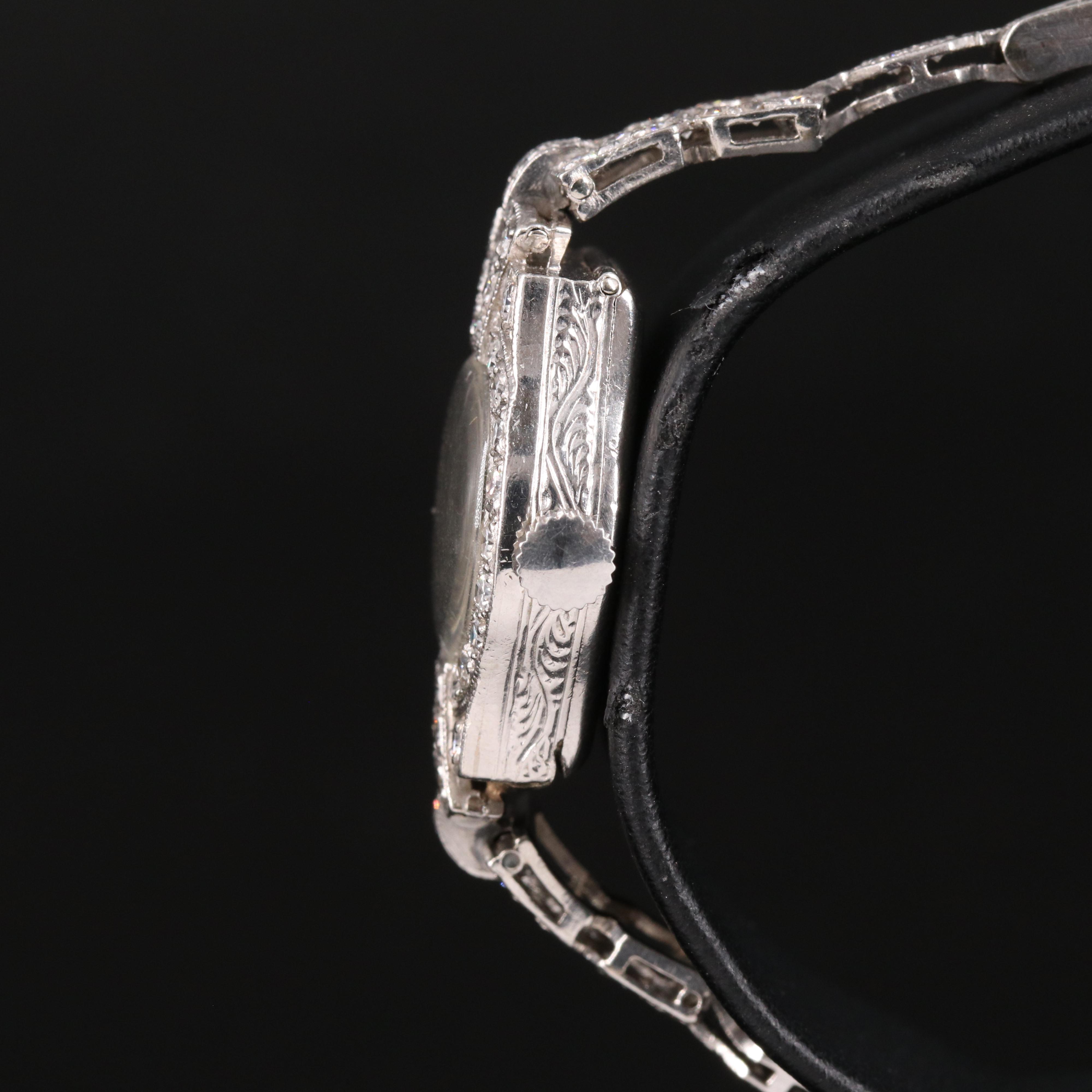 Platinum and 1.41 CTW Diamond Girard-Perregaux Watch