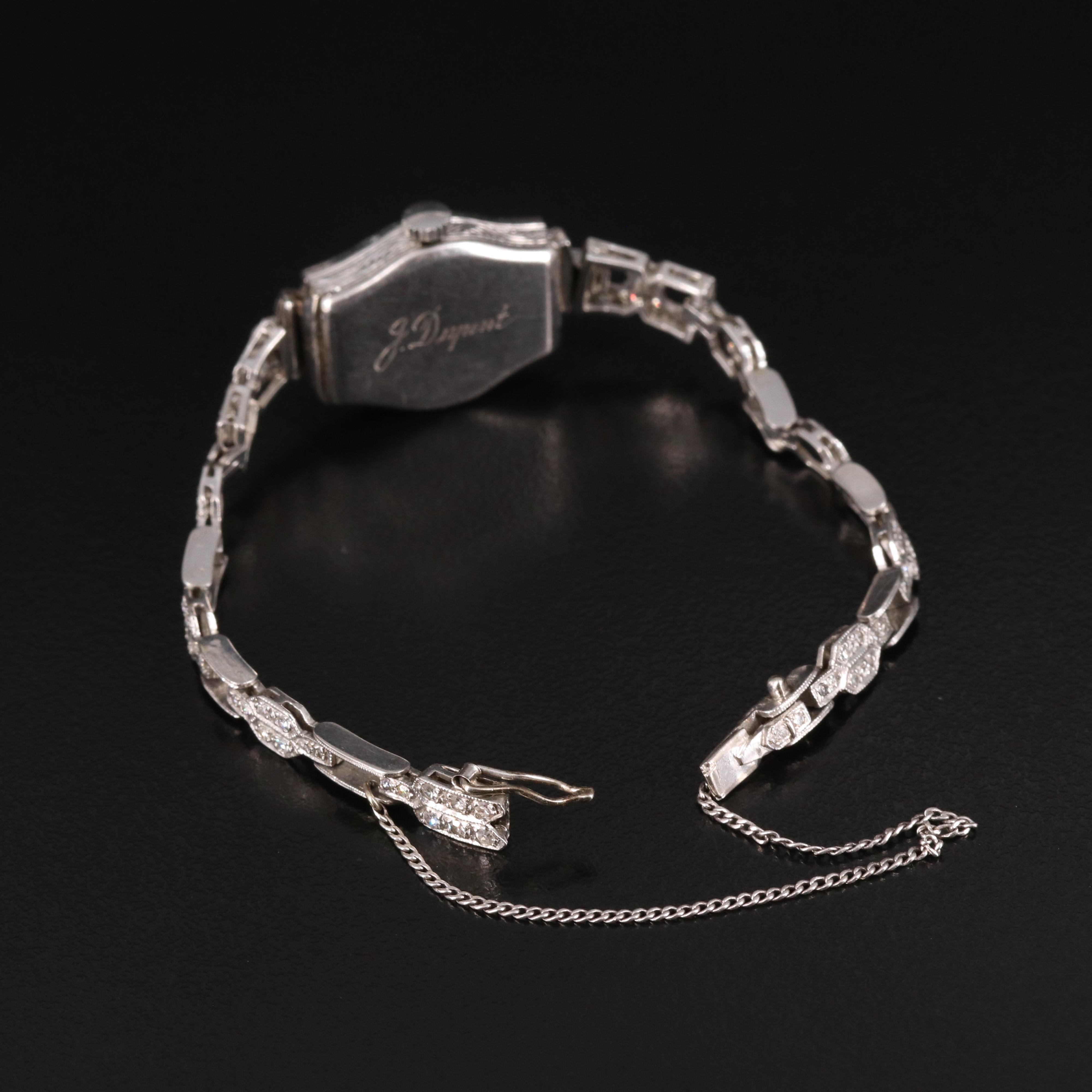 Platinum and 1.41 CTW Diamond Girard-Perregaux Watch