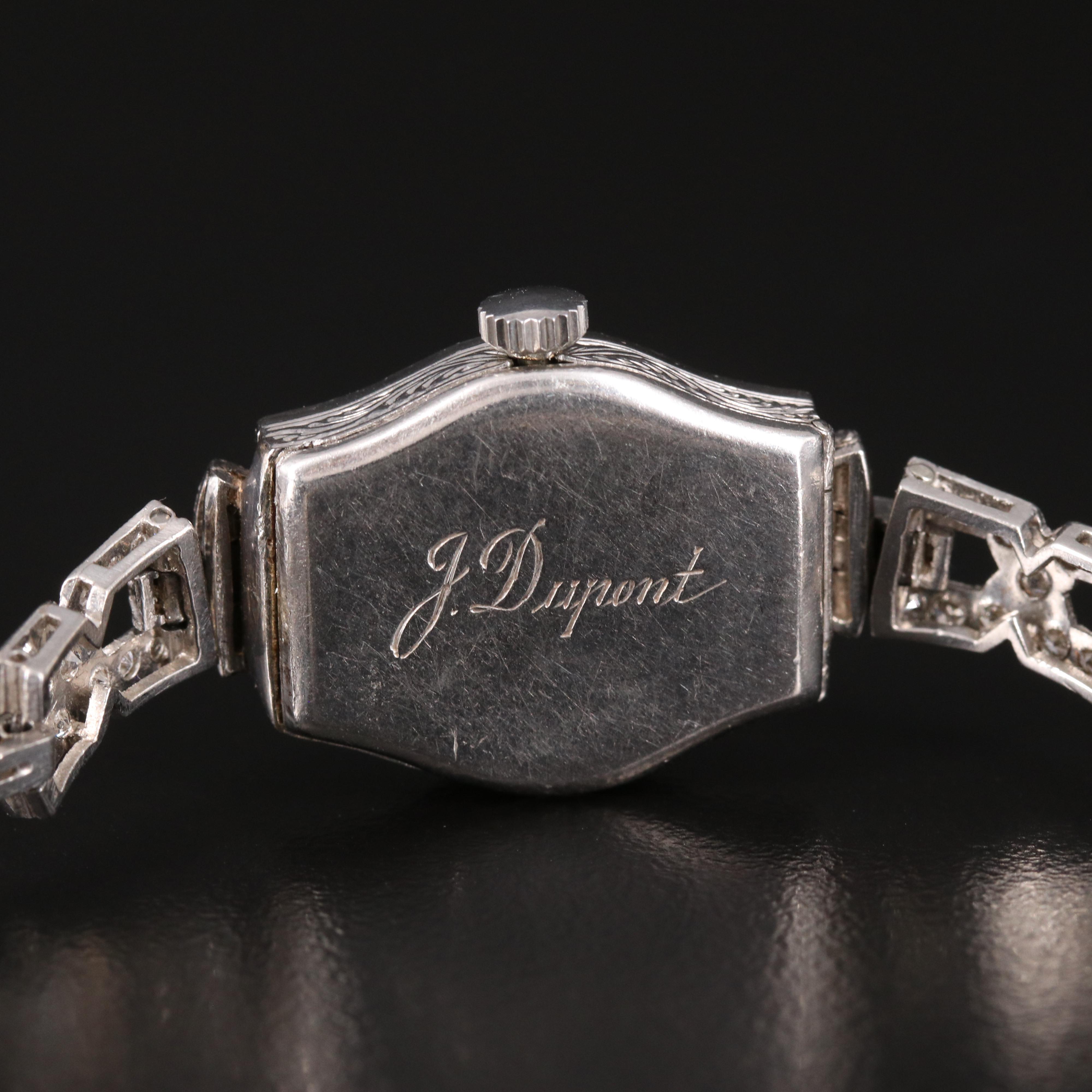 Platinum and 1.41 CTW Diamond Girard-Perregaux Watch