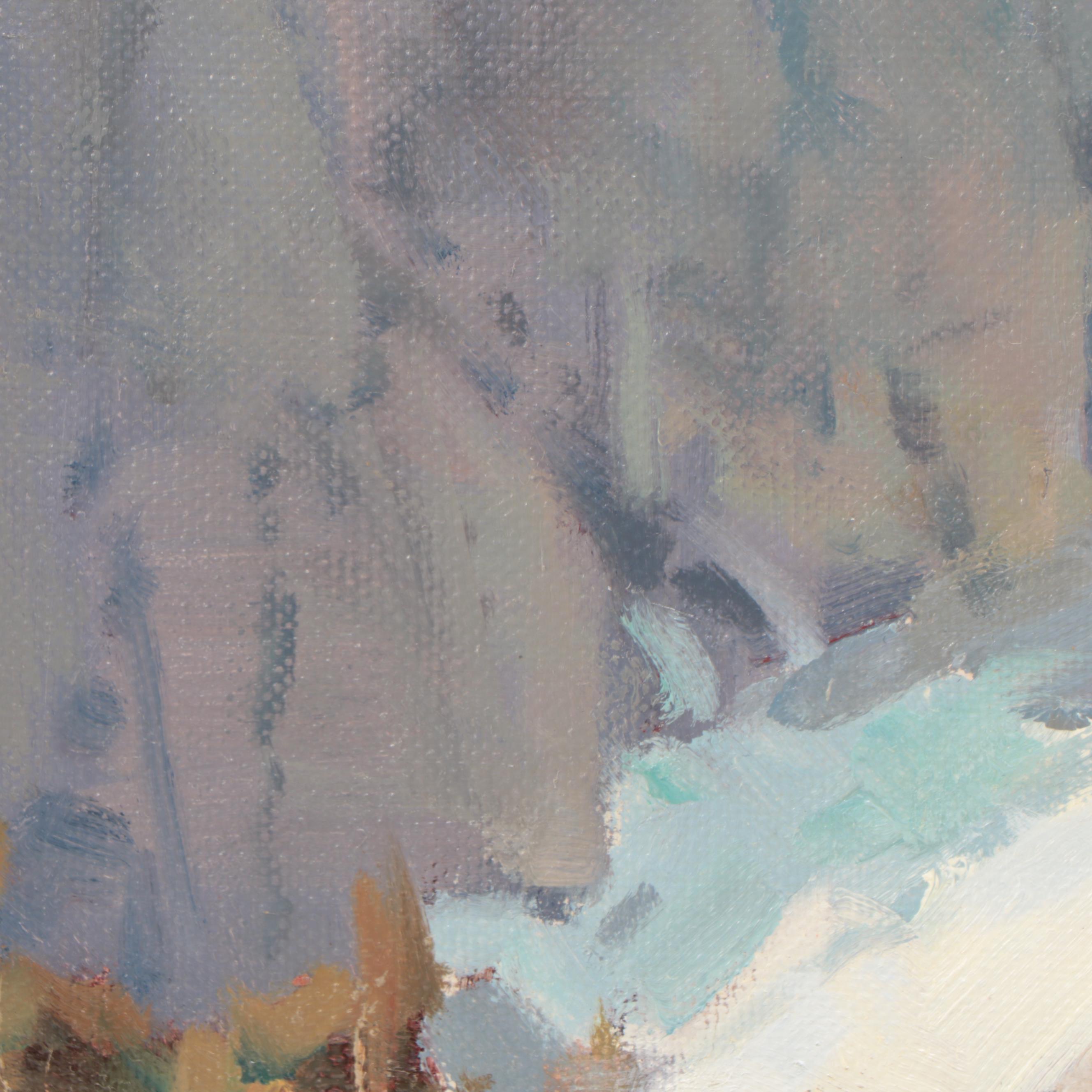 Scott Christensen Landscape Oil Painting "Miller Lake Study"