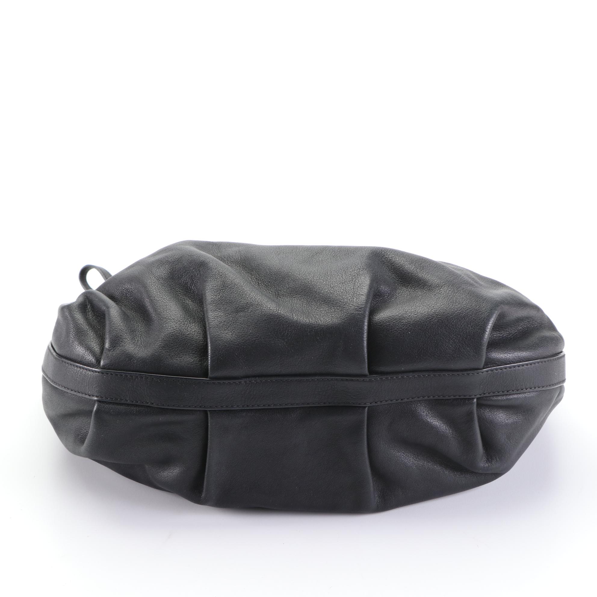 Prada Small Hobo Shoulder Bag in Goatskin Leather