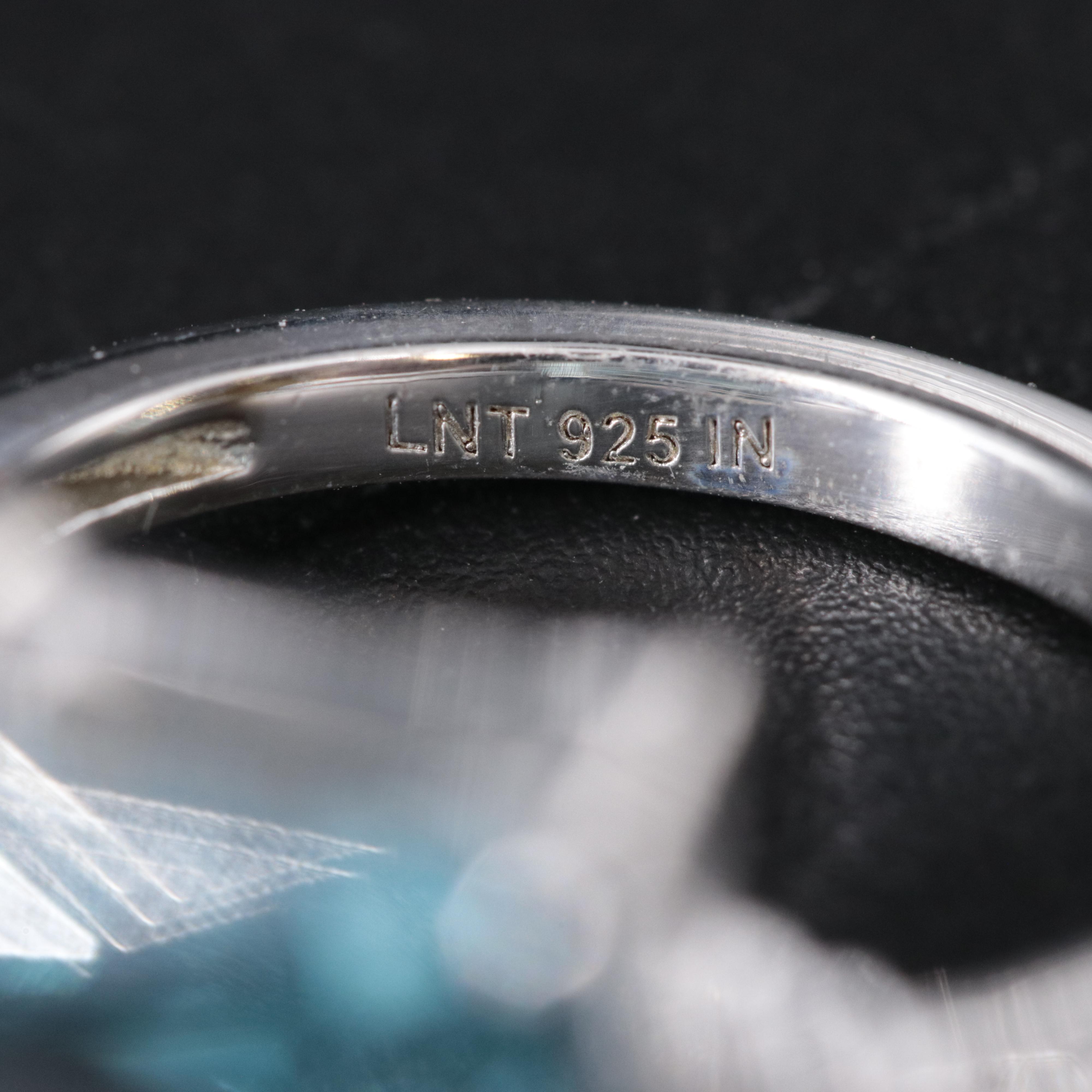 Sterling Silver Aquamarine Ring