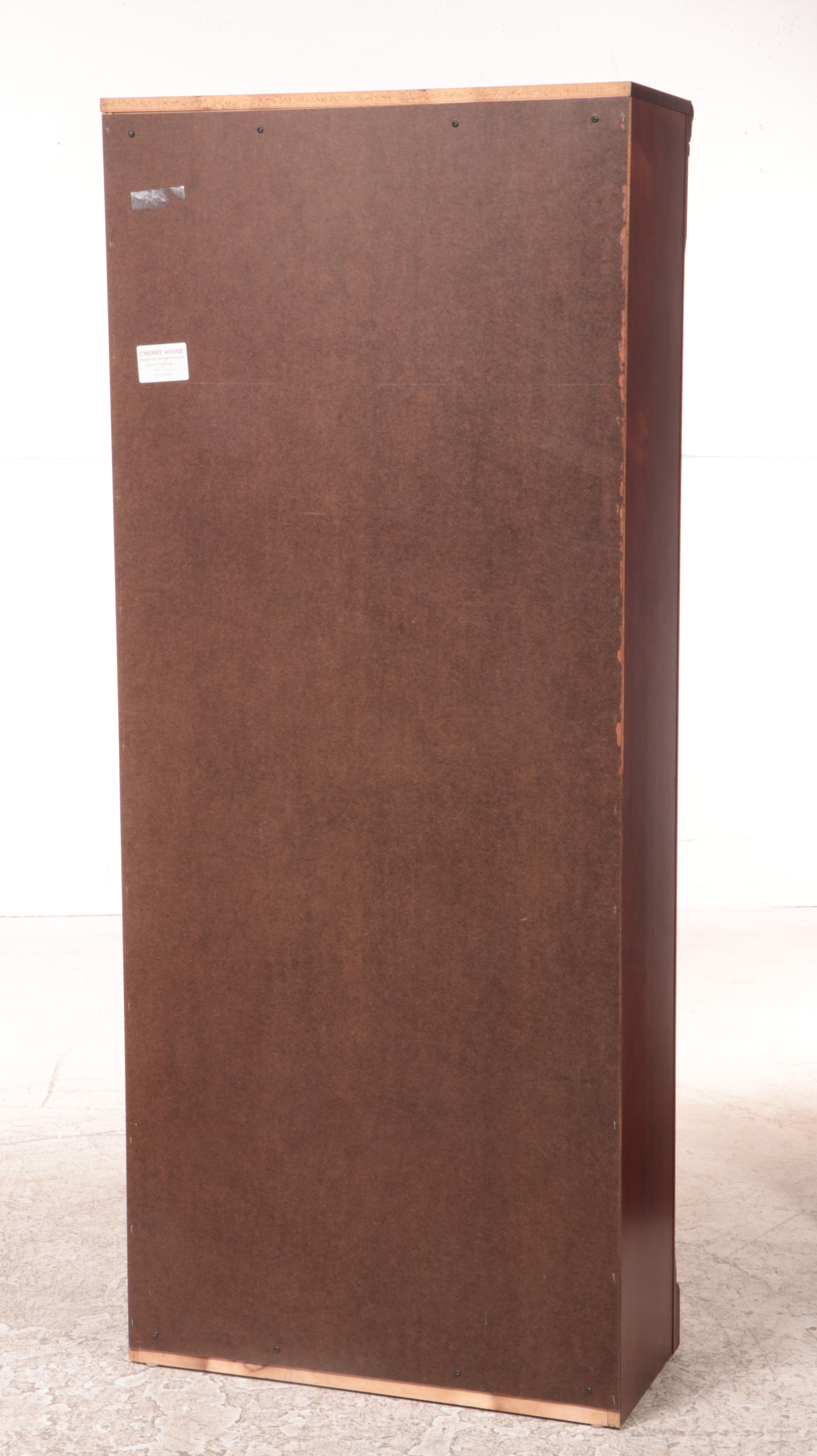 Cherry House Five-Shelf Open Bookcase