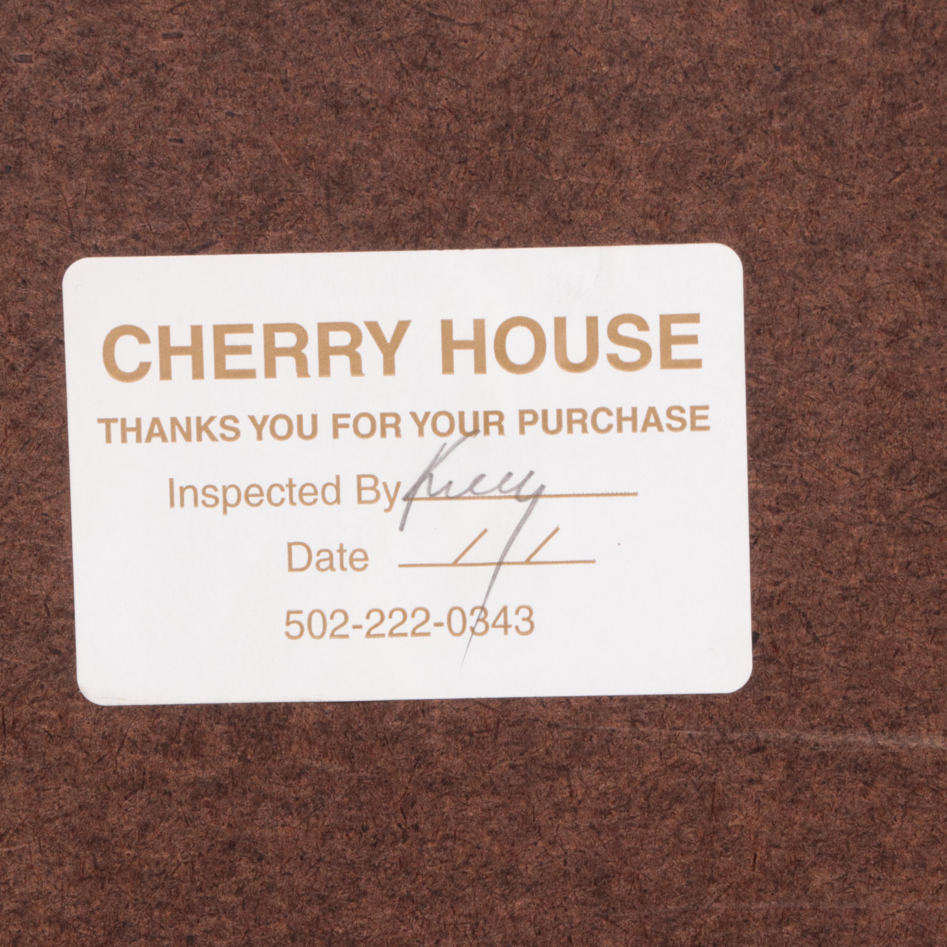 Cherry House Five-Shelf Open Bookcase