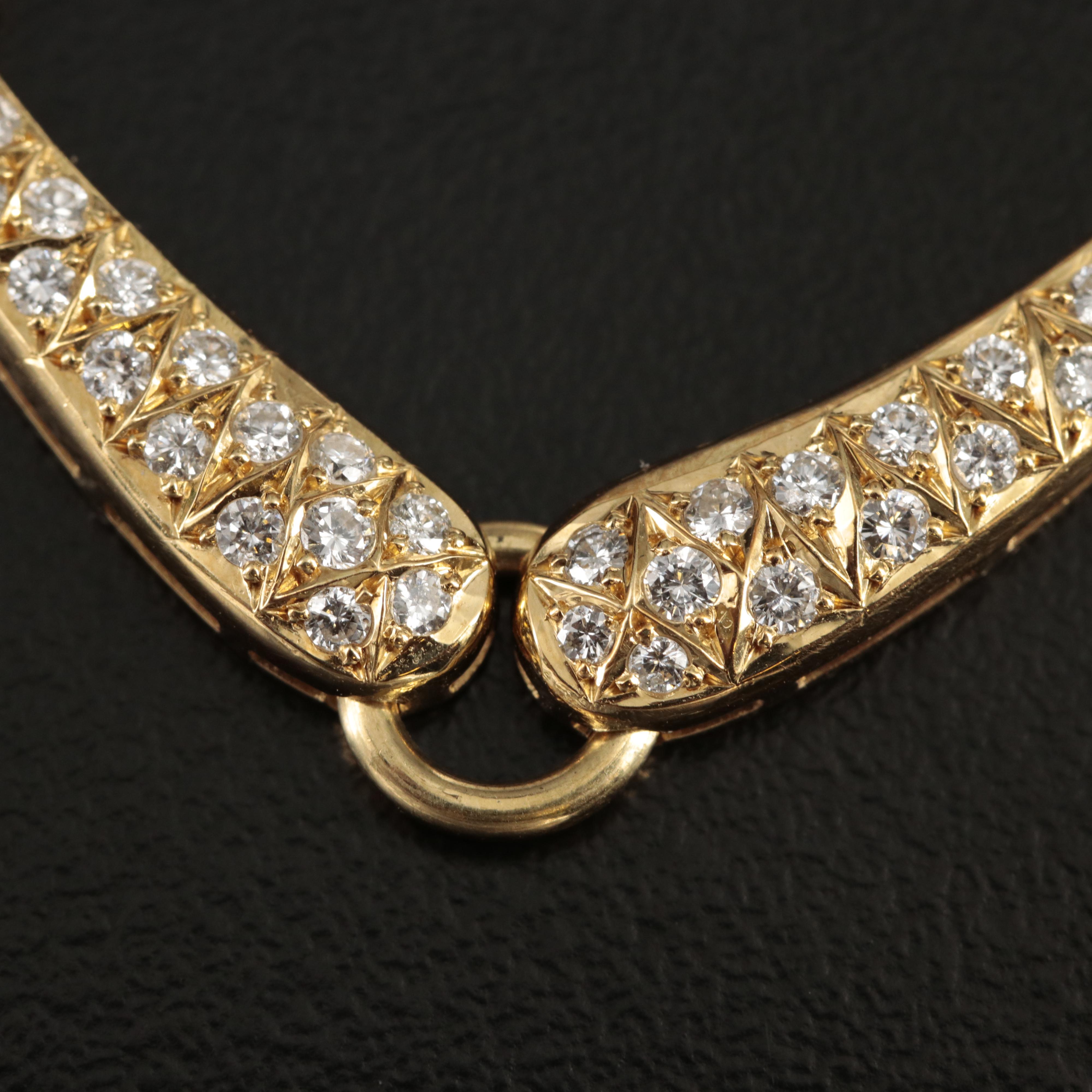 18K 2.69 CT Emerald and 1.75 CTW Diamond Necklace