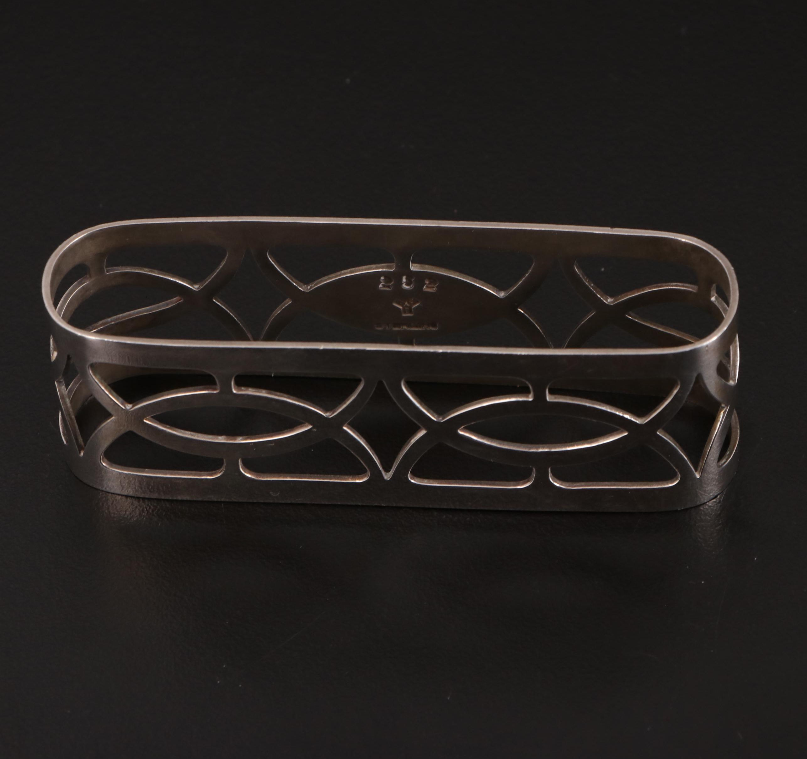 International Silver, Lunt, Gorham, Webster, and SSCM Sterling Napkin Rings