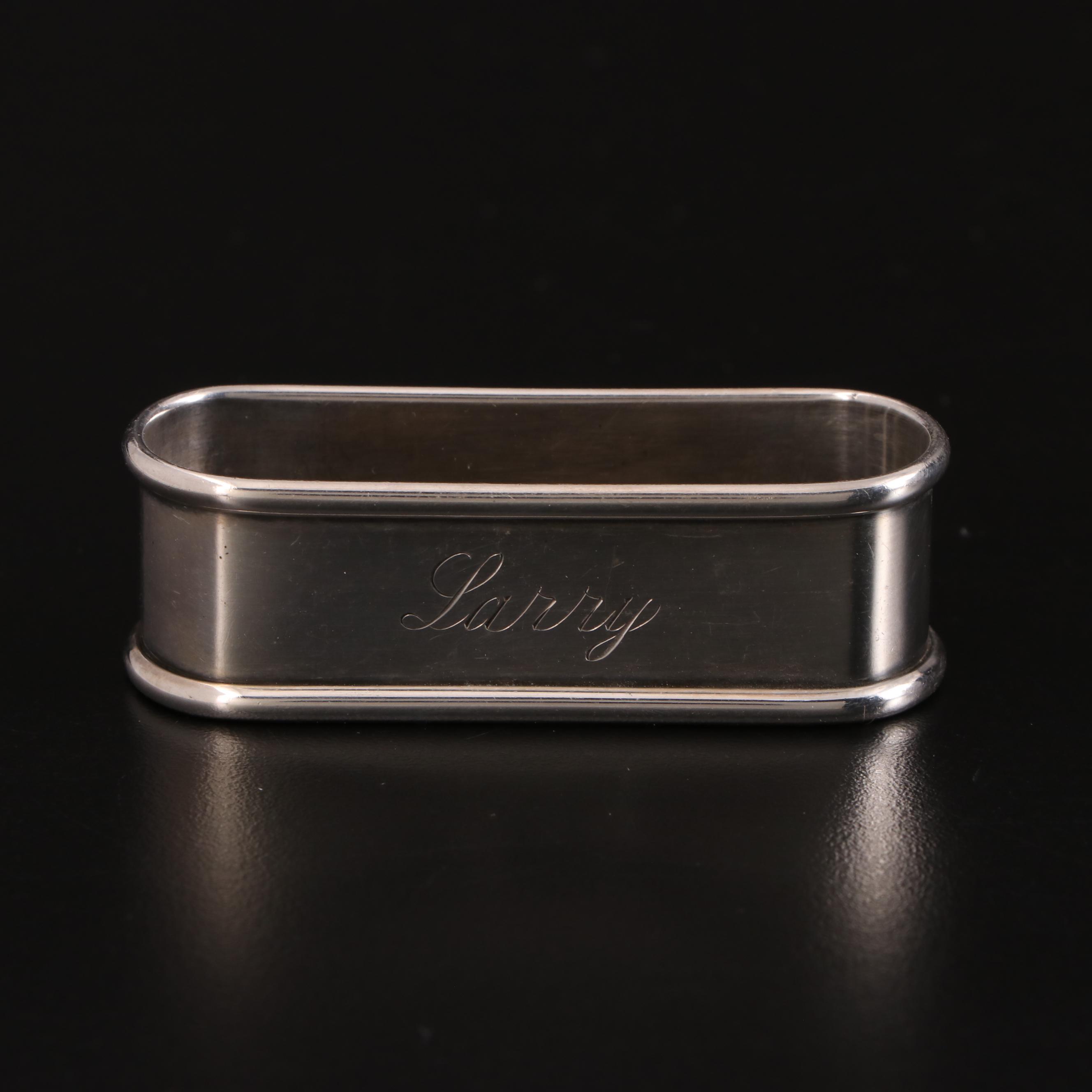 International Silver, Lunt, Gorham, Webster, and SSCM Sterling Napkin Rings