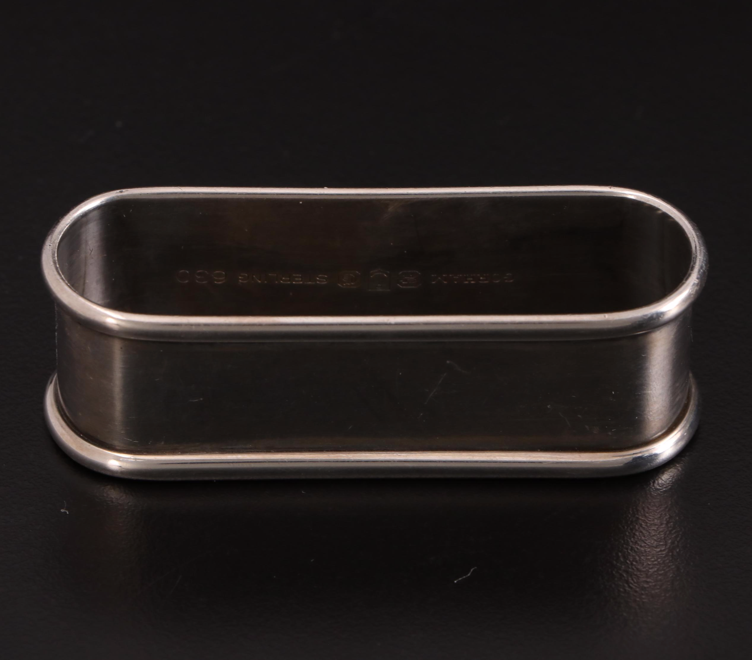 International Silver, Lunt, Gorham, Webster, and SSCM Sterling Napkin Rings