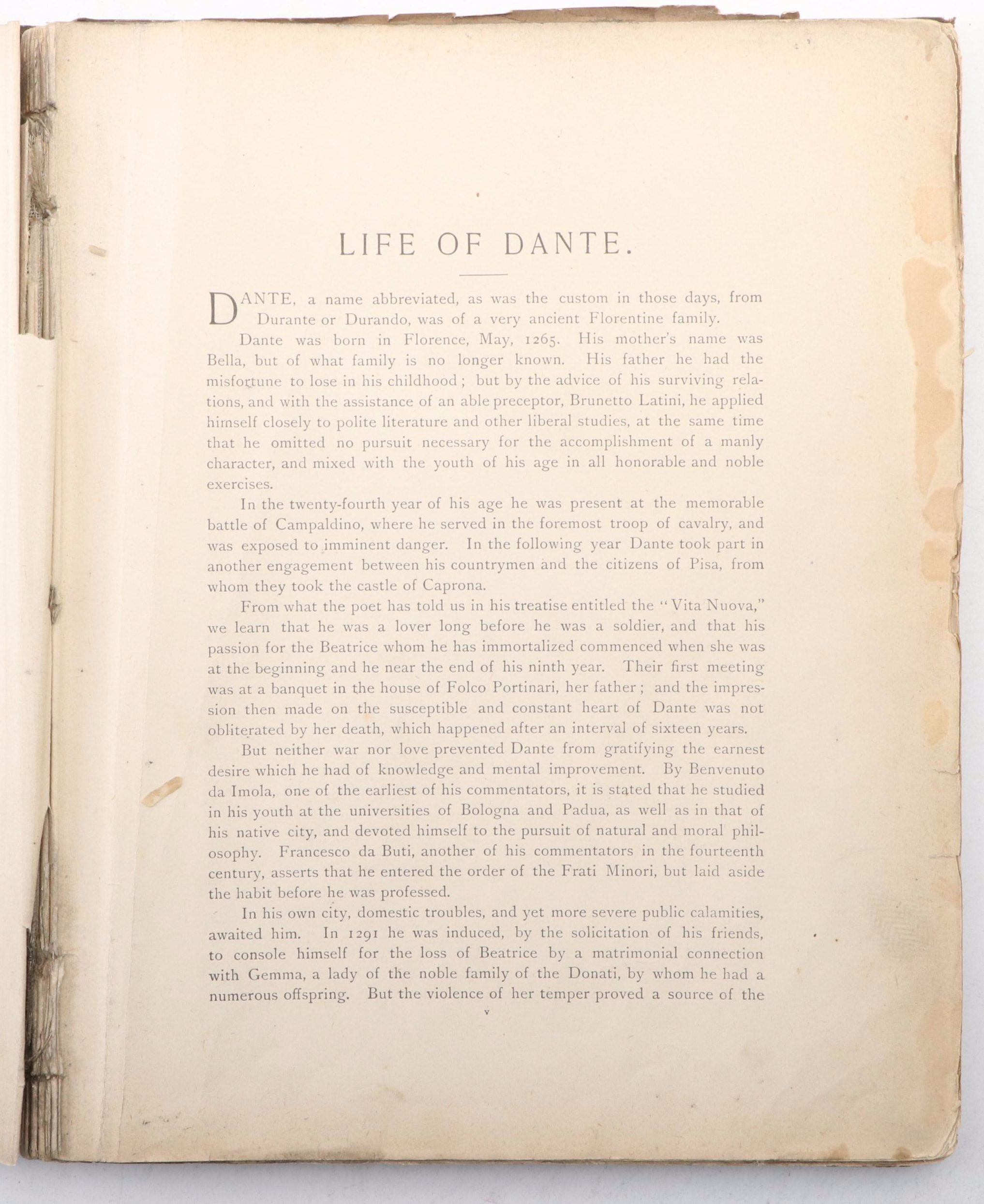 Gustave Doré Illustrated "Dante's Inferno" by Dante Alighieri, Late 19th Century