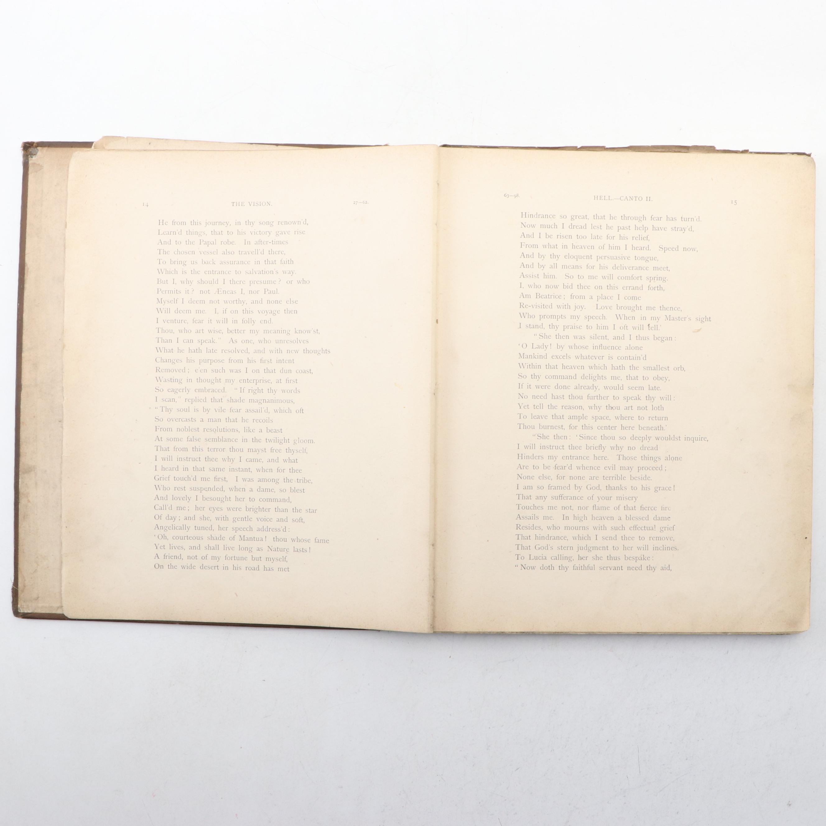 Gustave Doré Illustrated "Dante's Inferno" by Dante Alighieri, Late 19th Century