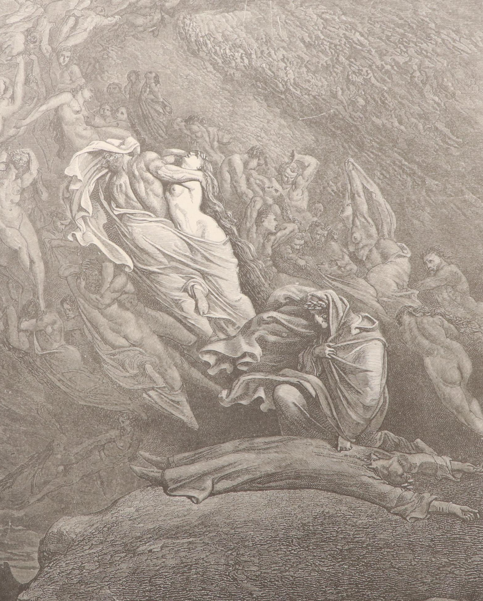 Gustave Doré Illustrated "Dante's Inferno" by Dante Alighieri, Late 19th Century